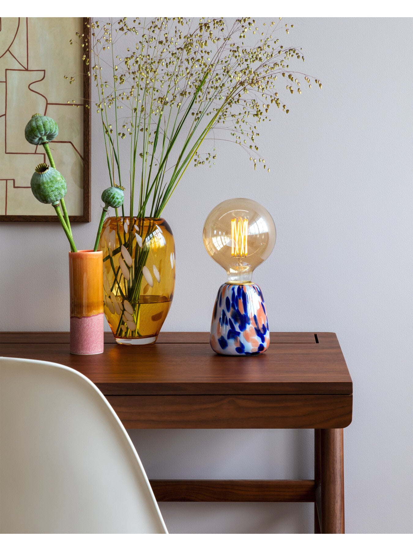 Confetti Glass Table Lamp Small