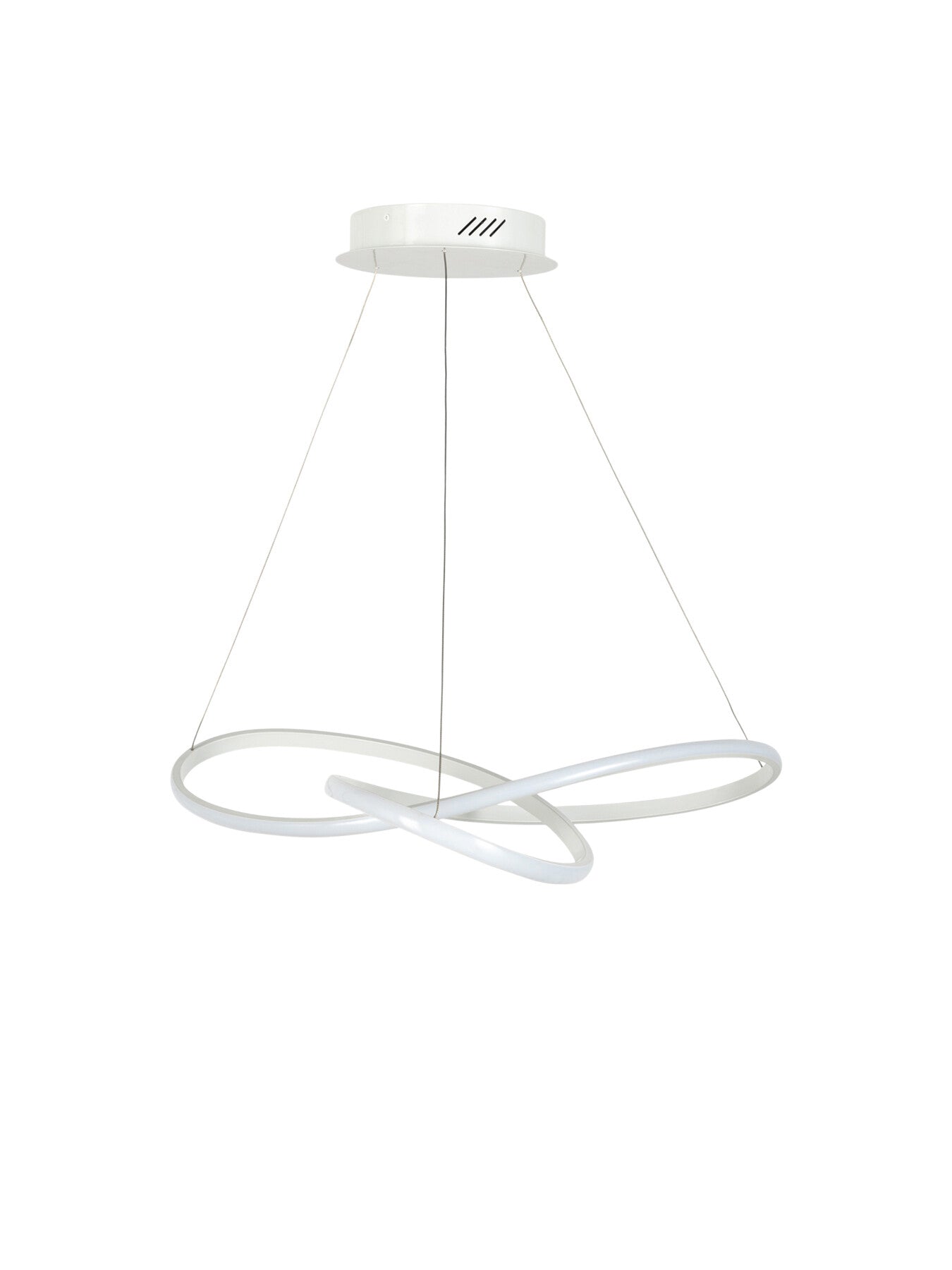 Ribbon LED Pendant Glossy White