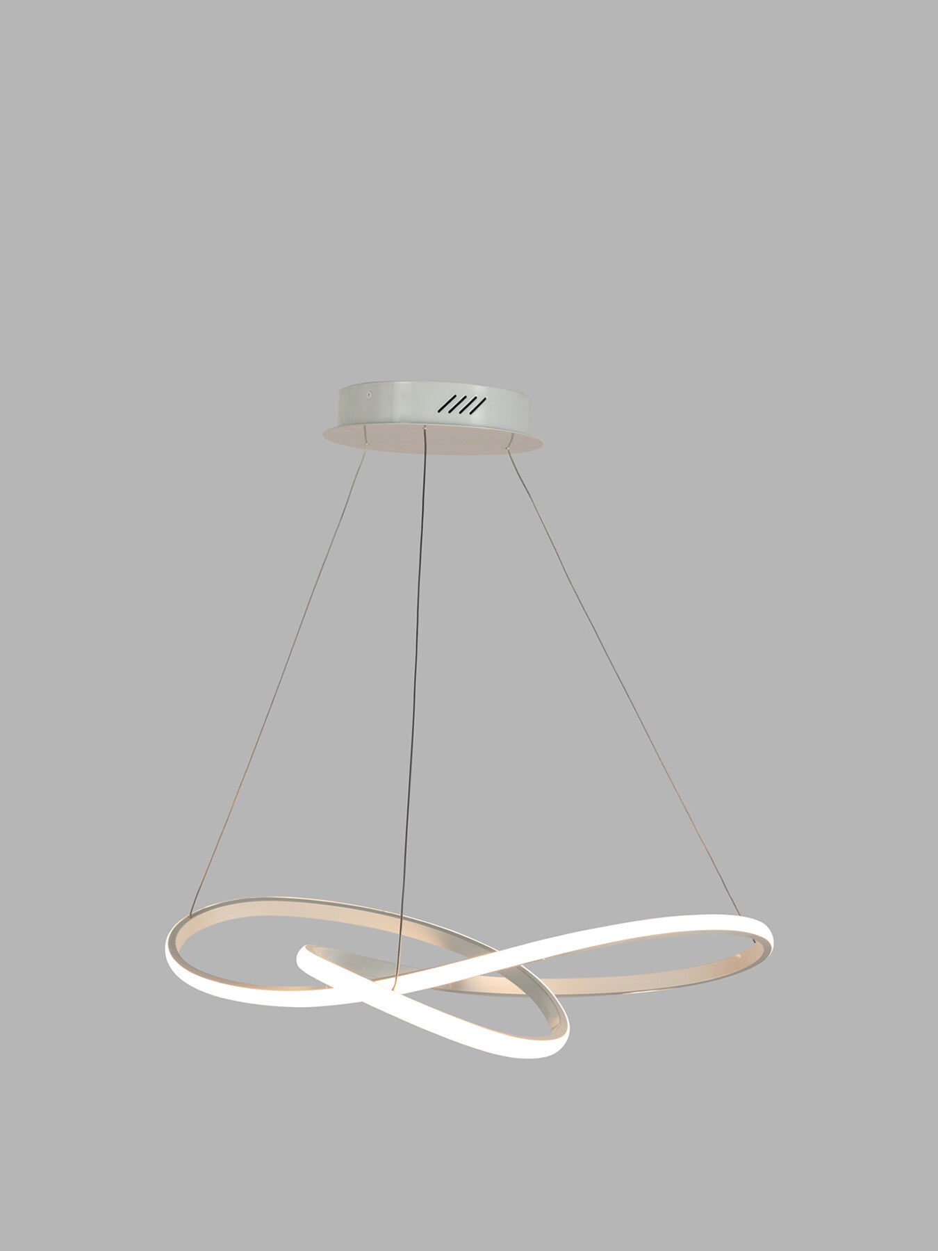 Ribbon LED Pendant Glossy White