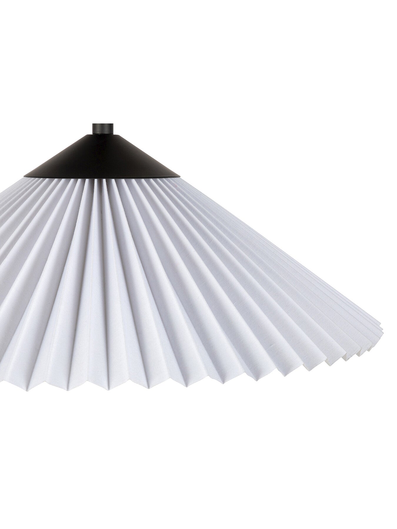 Pleated Pendant Black/White