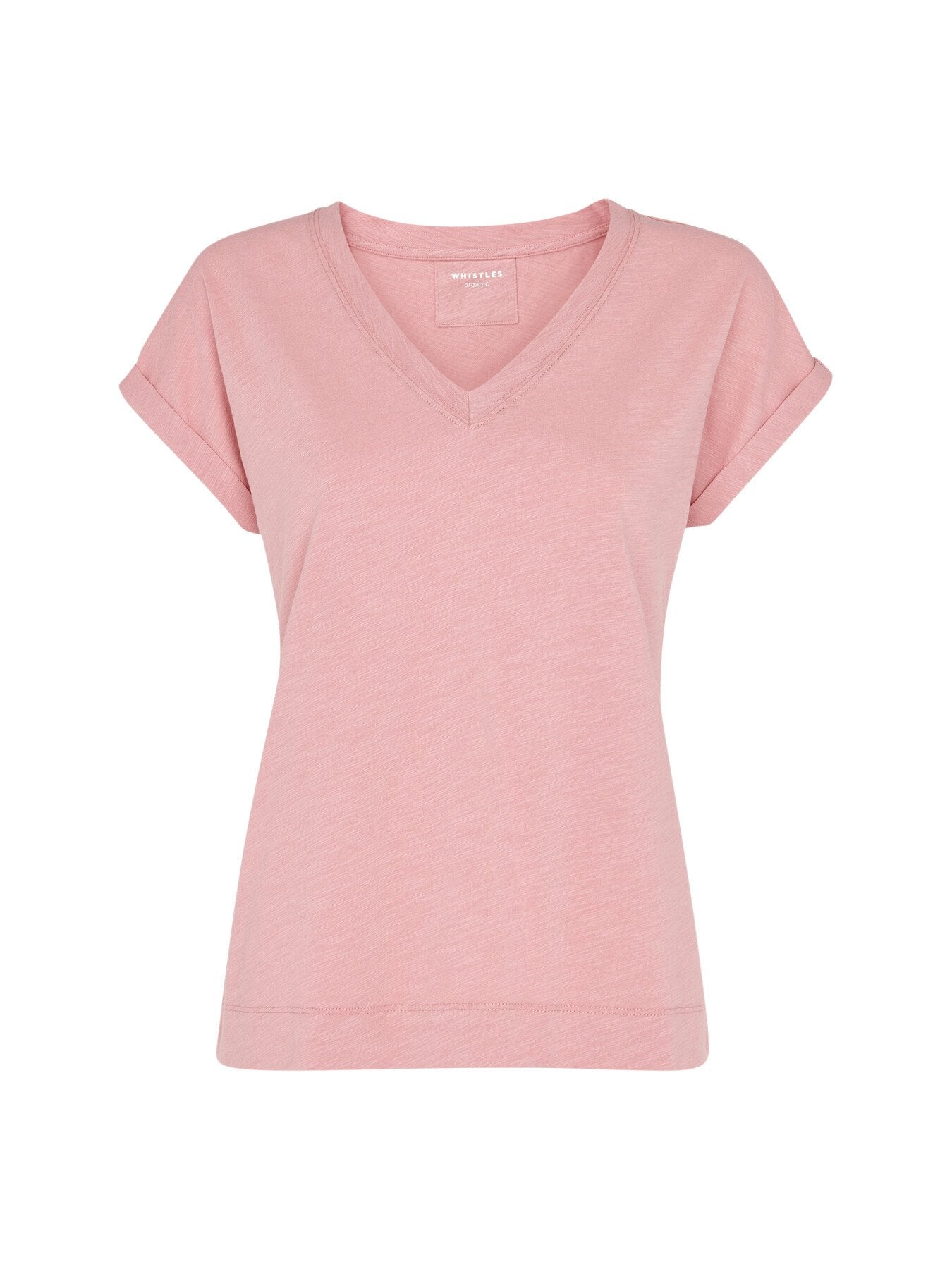 Willa V Neck Cap Sleeve Tee