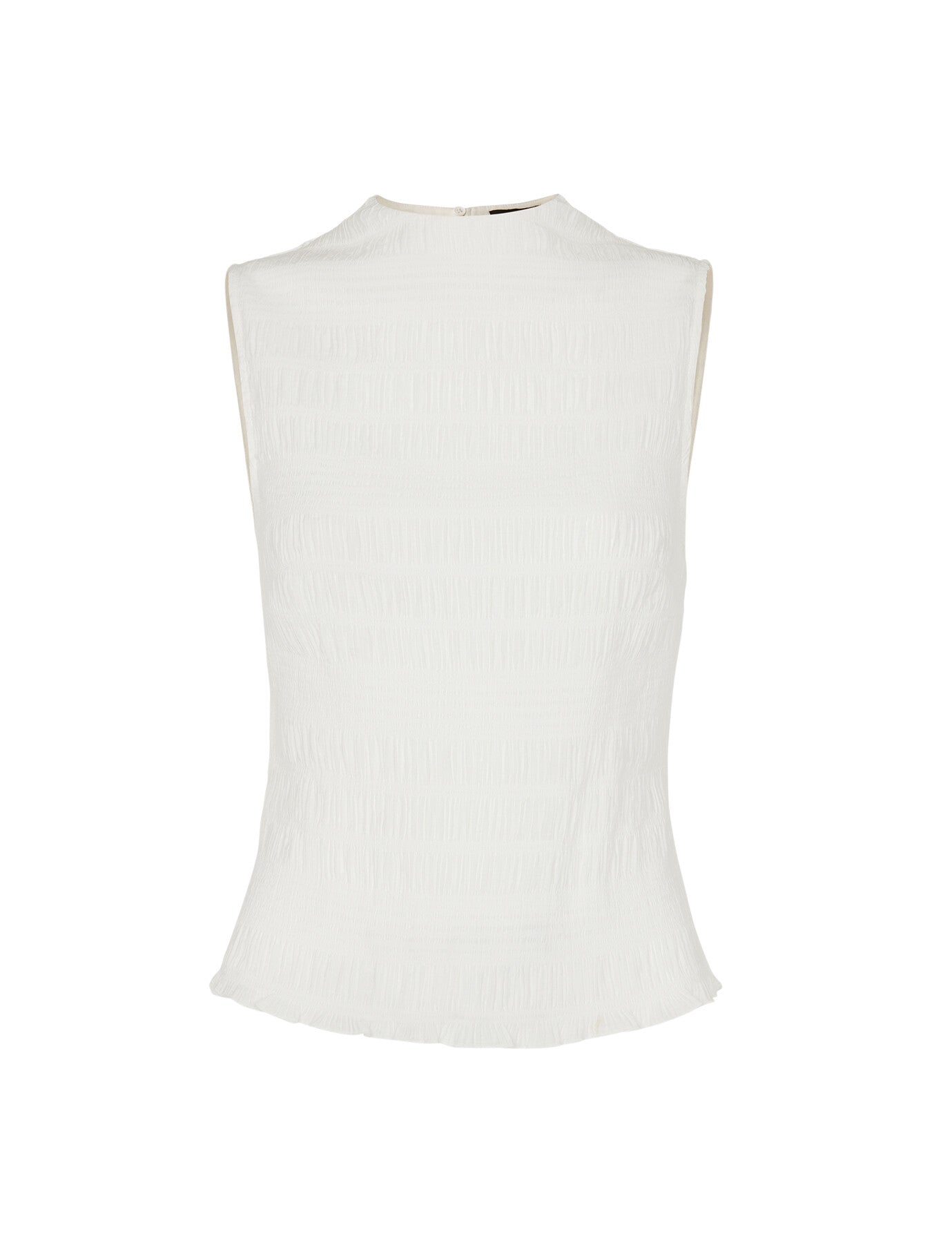 Plisse Sleeveless Top