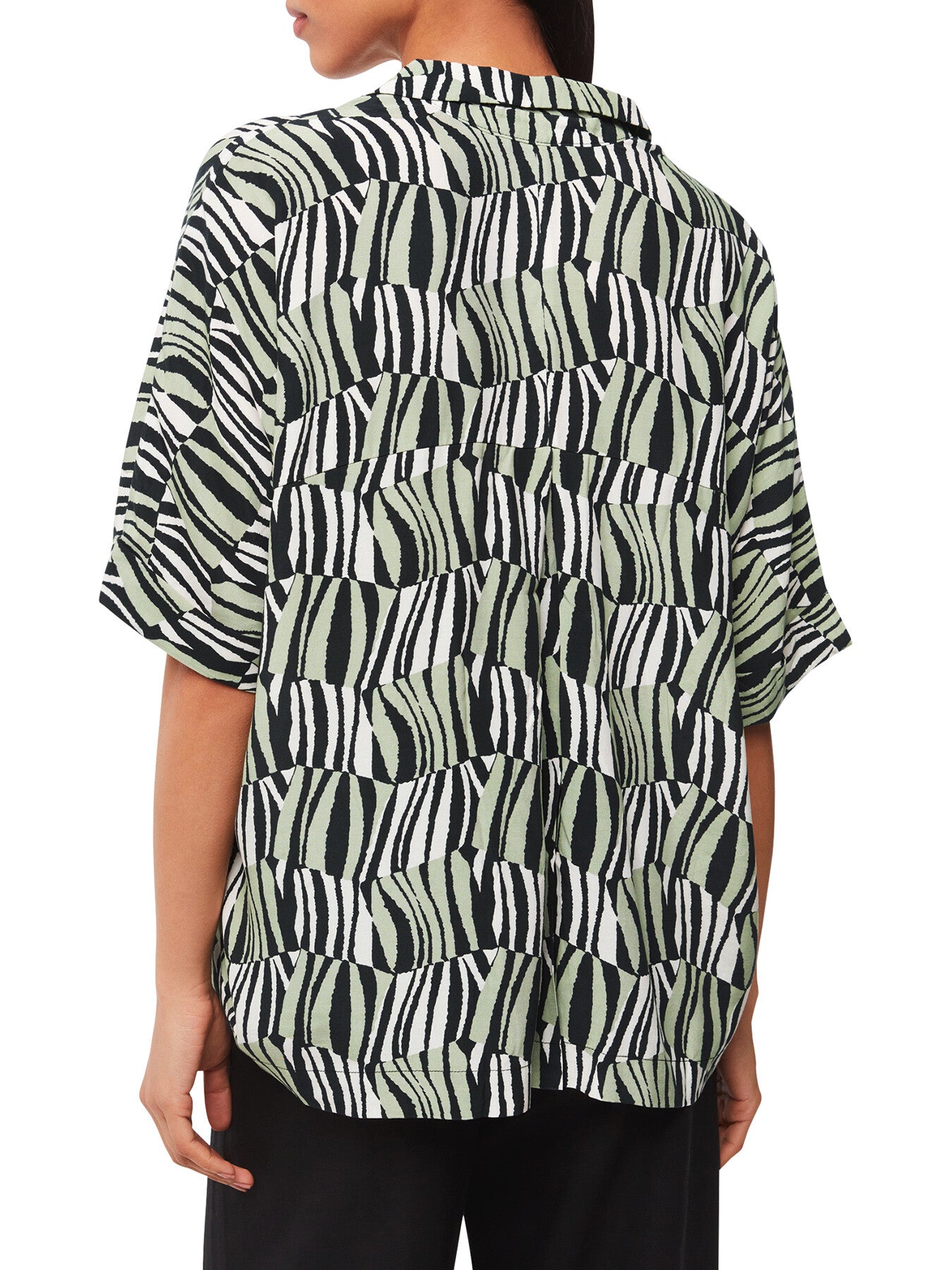 Checkerboard Tiger Boxy Shirt