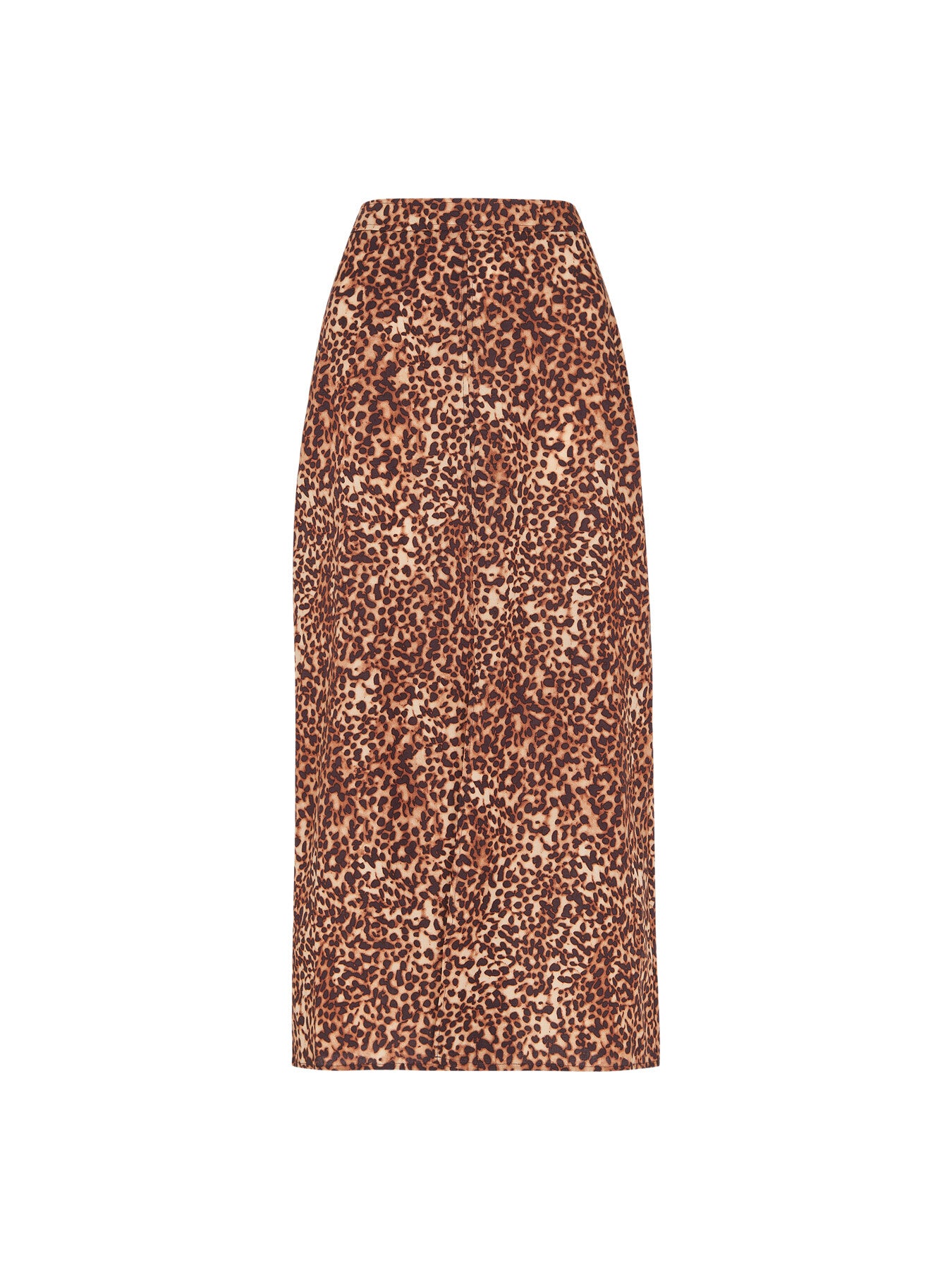 Marble Spot Front Split Skirt
