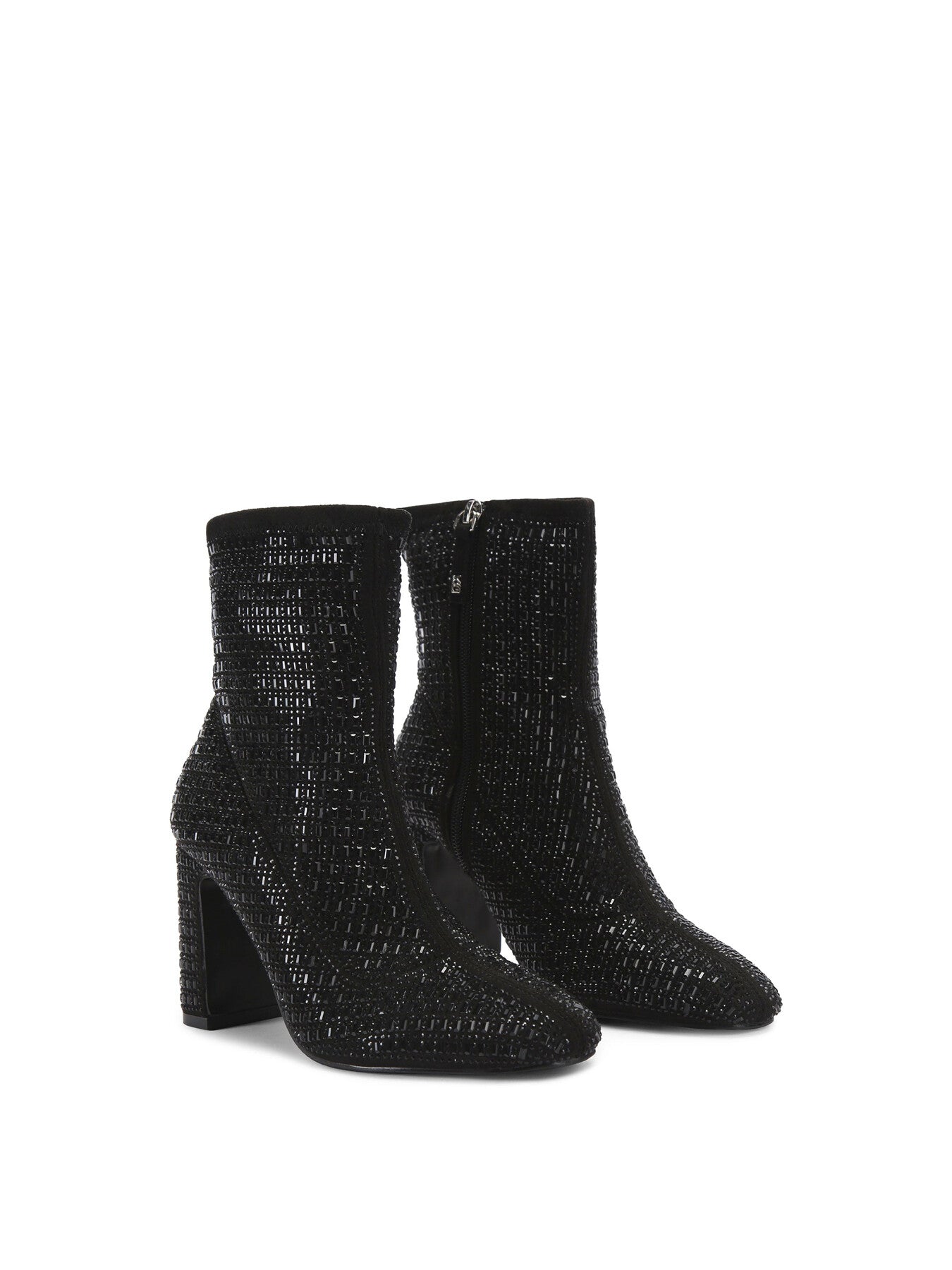 Titan Gem Fabric Ankle Boots