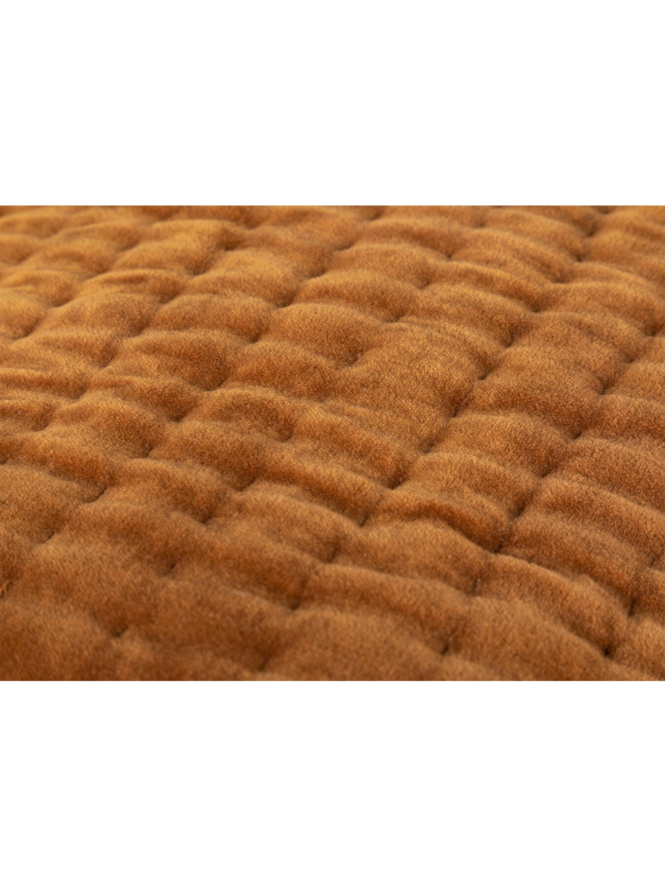 Velvet Kantha Bedspread Toffee 140 x 200