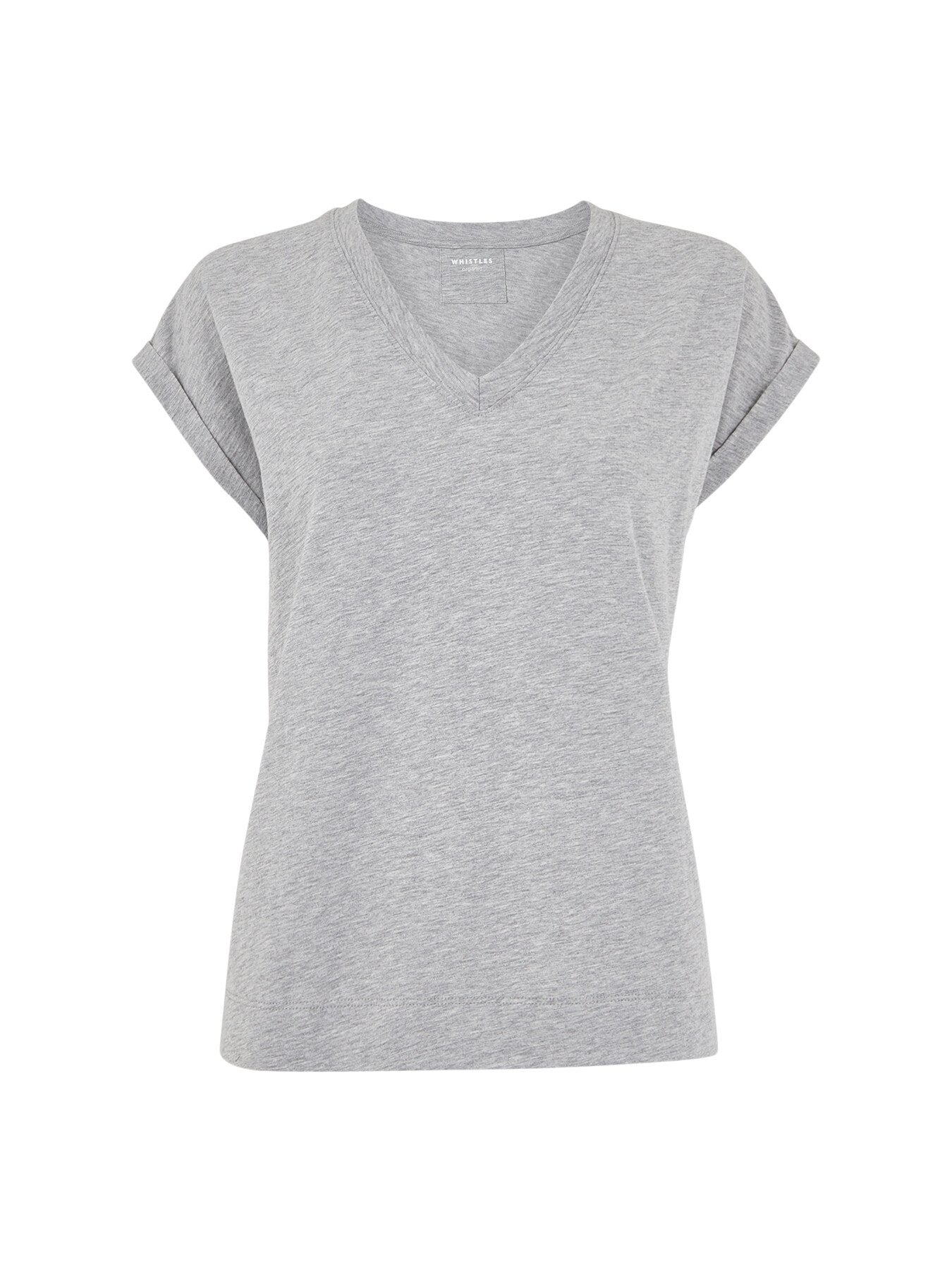 Willa V-Neck Cap Sleeve Tee