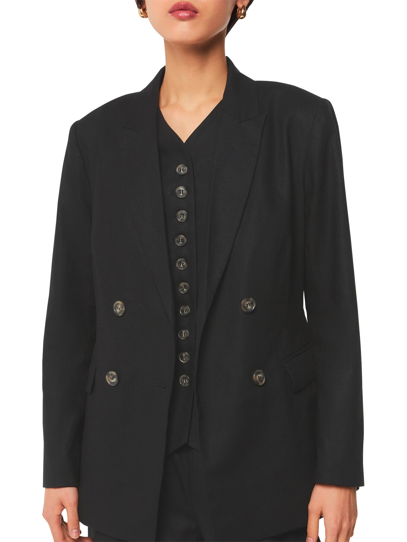 Lindsey Linen Blend Blazer