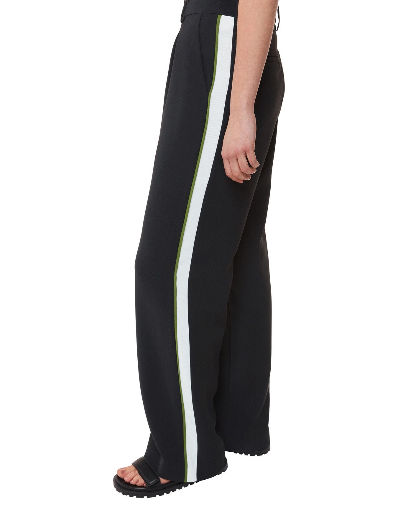 Crepe Side Stripe Trouser