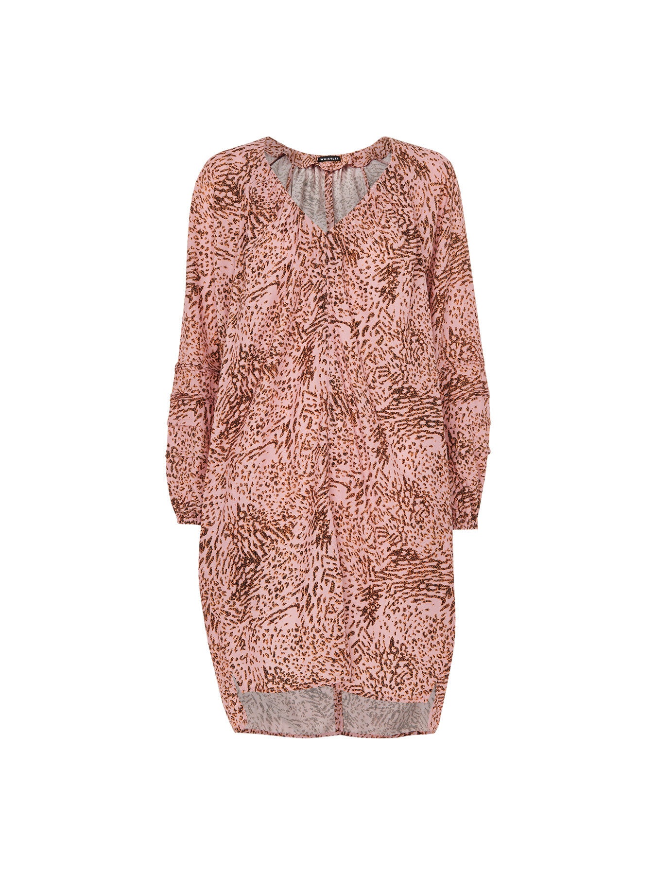 Animal Swirl Cocoon Dress