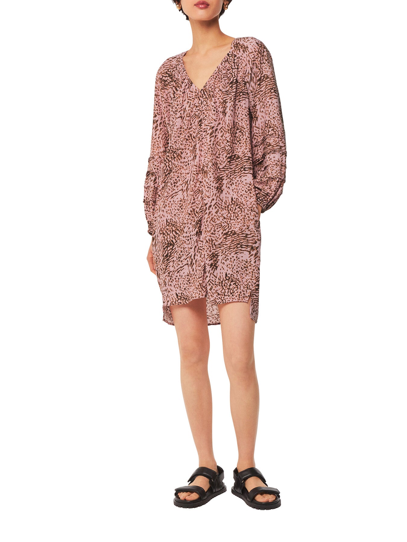 Animal Swirl Cocoon Dress
