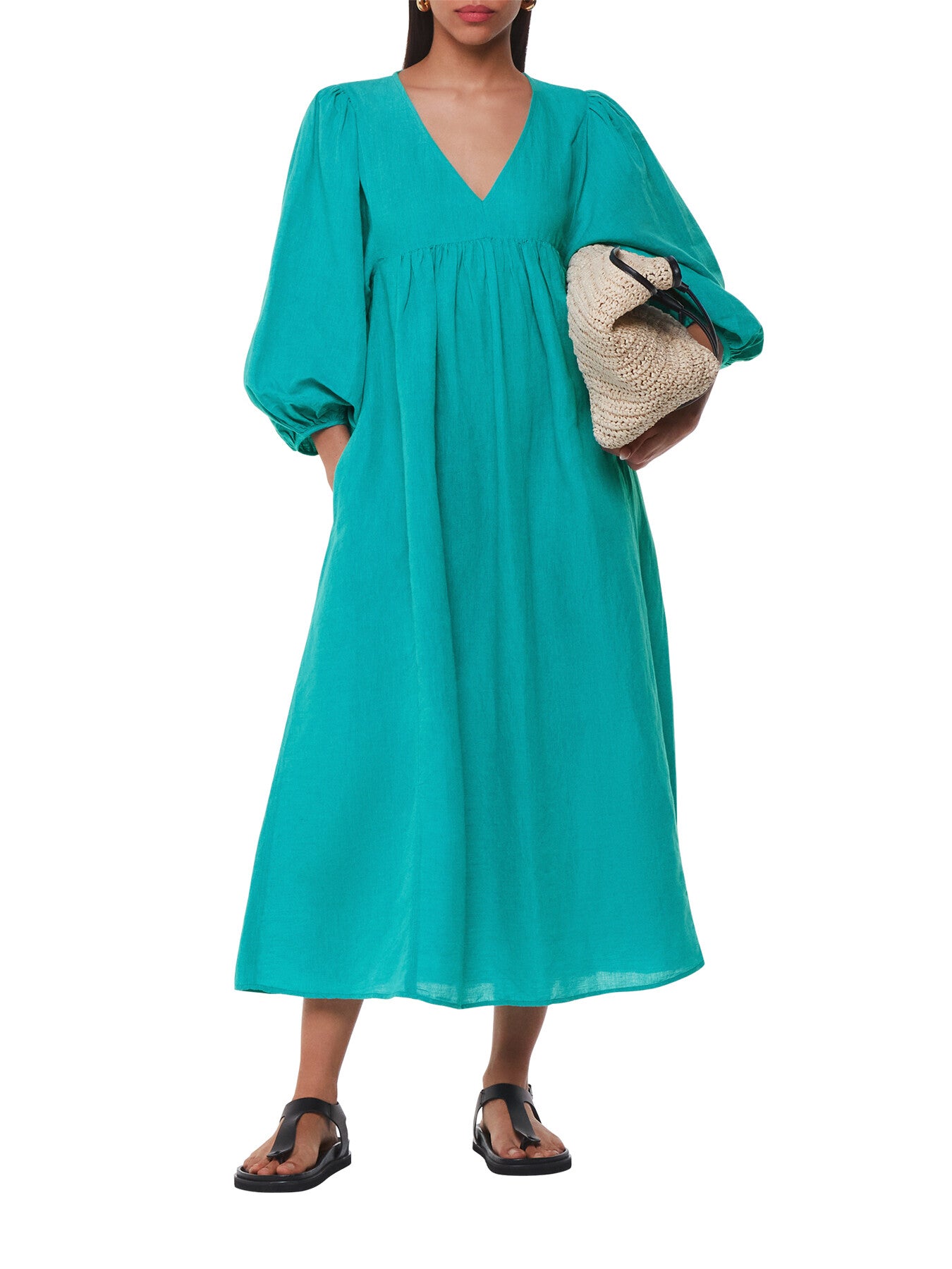 Gloria Linen Blend Dress
