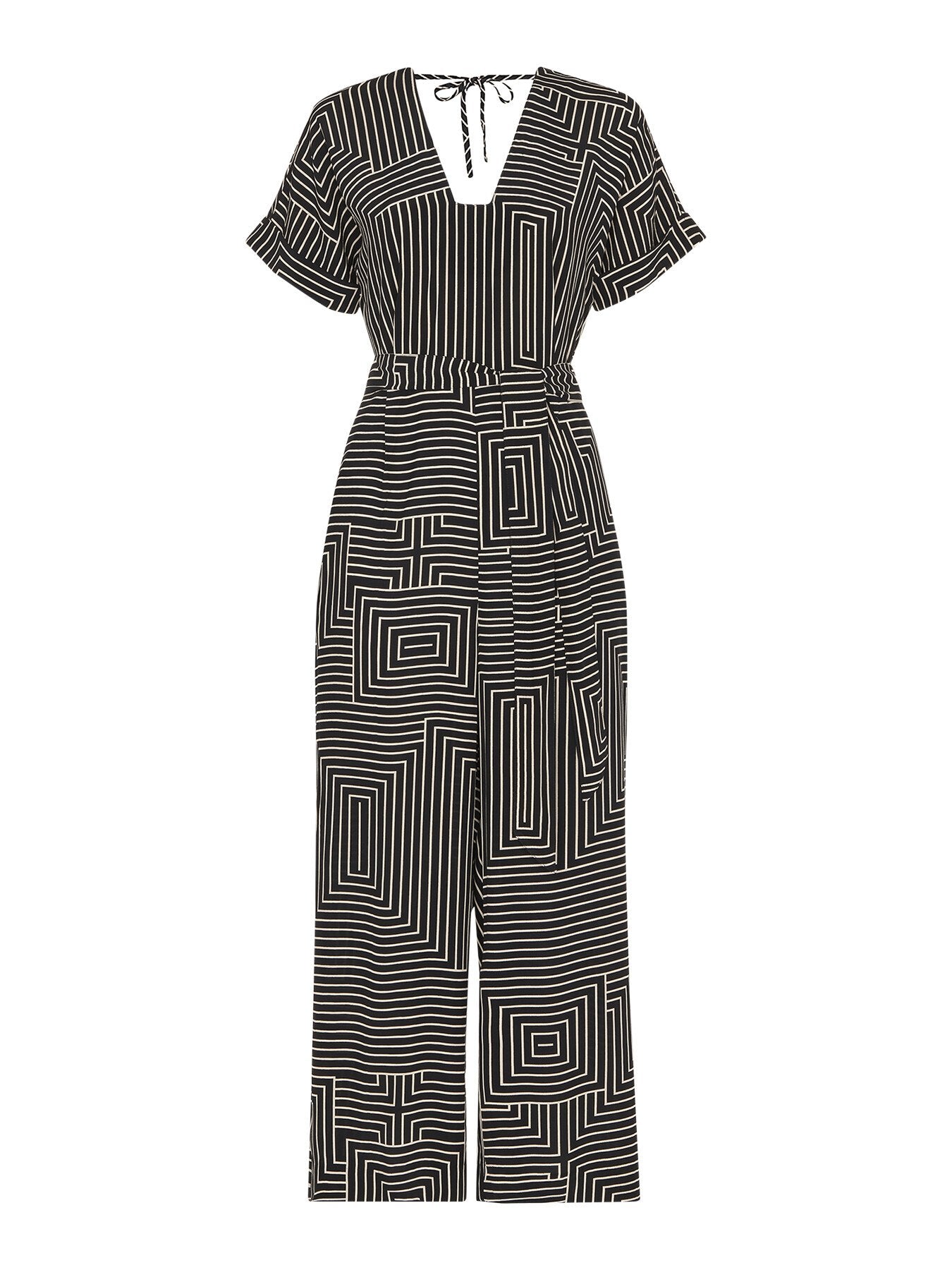 Angled Stripe Jumpsuit