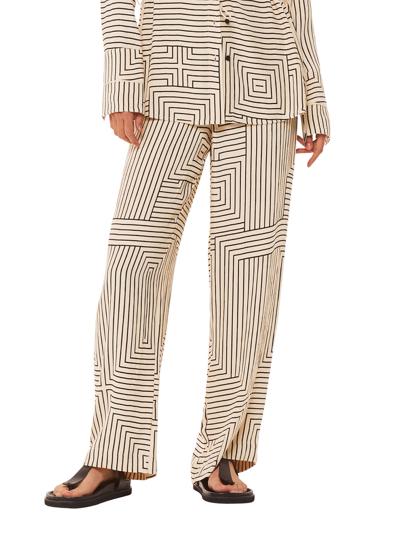 Angled Stripe Trouser