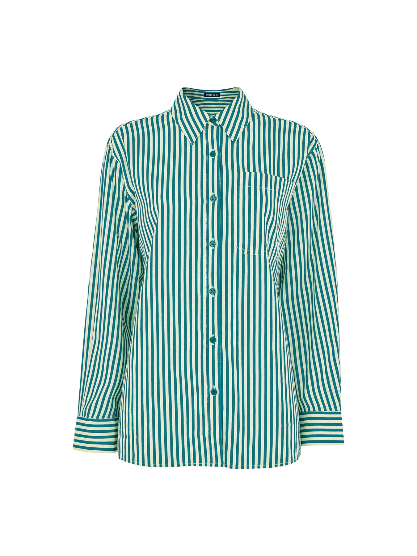 Stripe Linen Blend Shirt