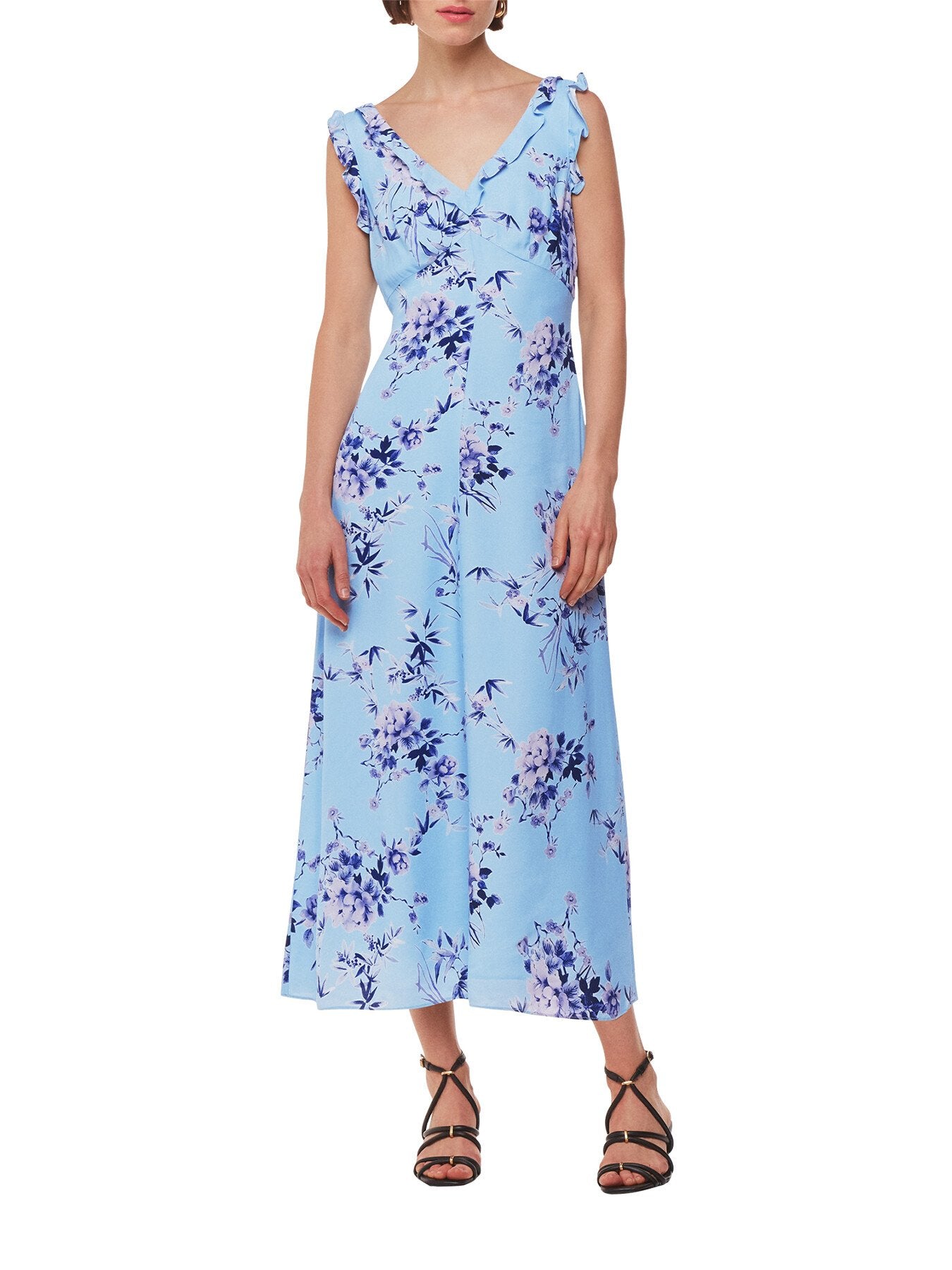 Bamboo Blossom Ruffle Dress