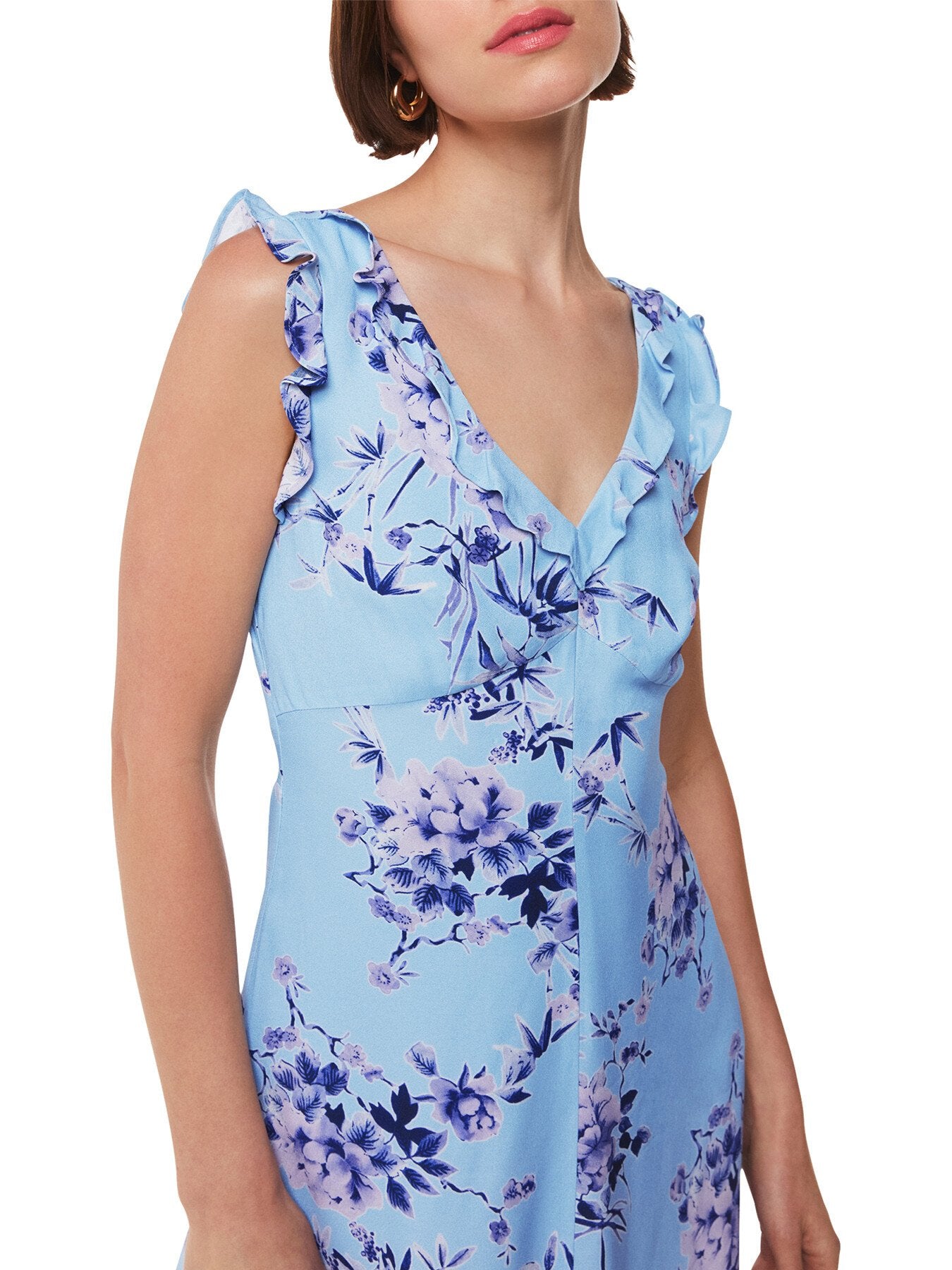 Bamboo Blossom Ruffle Dress
