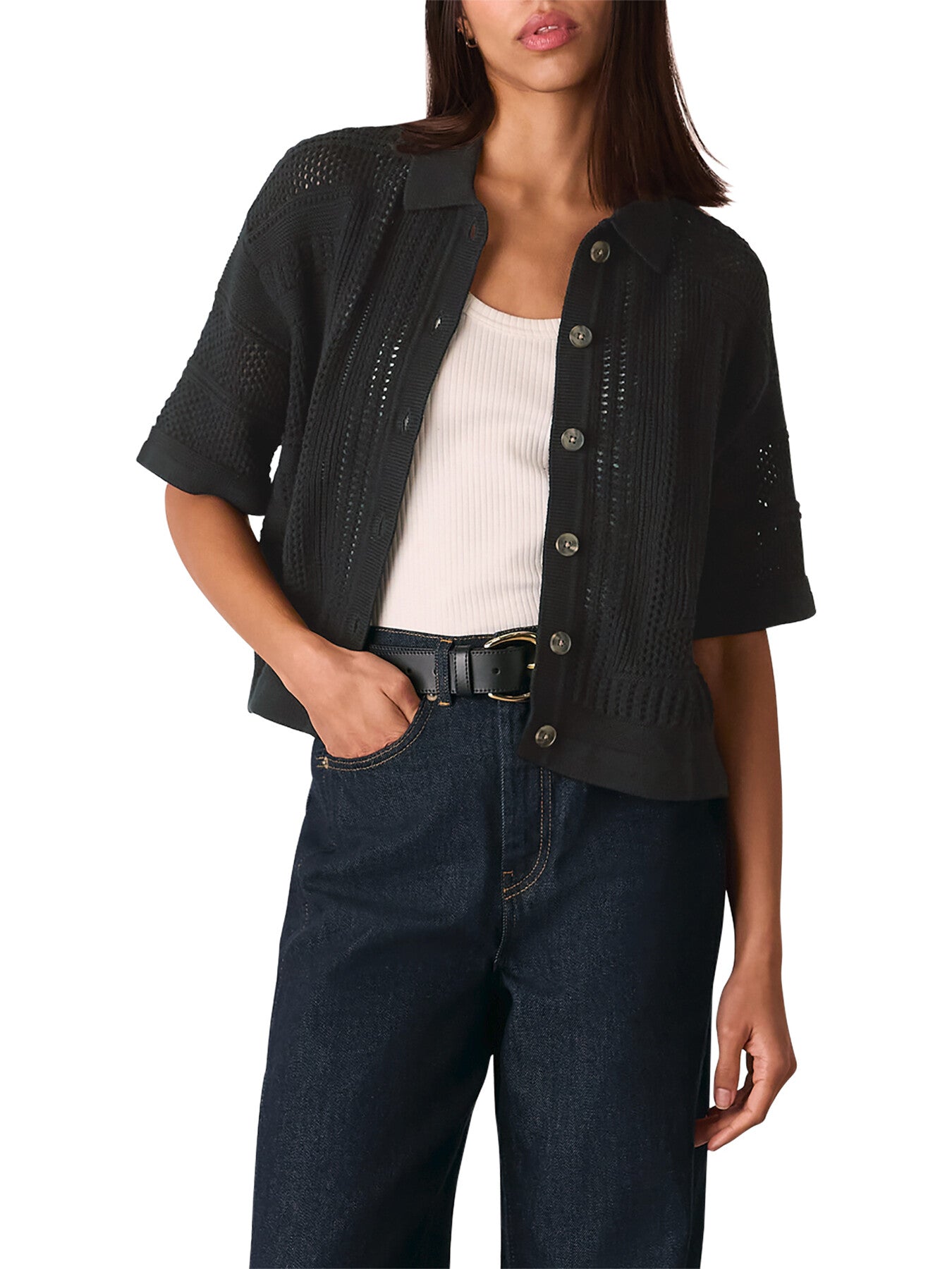 Crochet Knitted Shirt