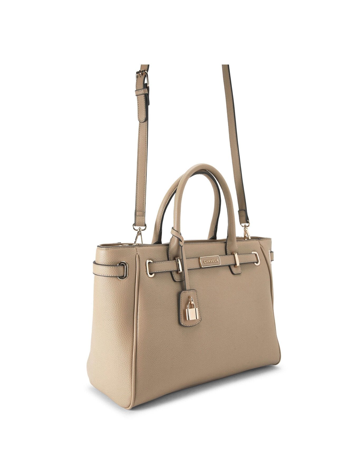 VIOLET BELTED TOTE