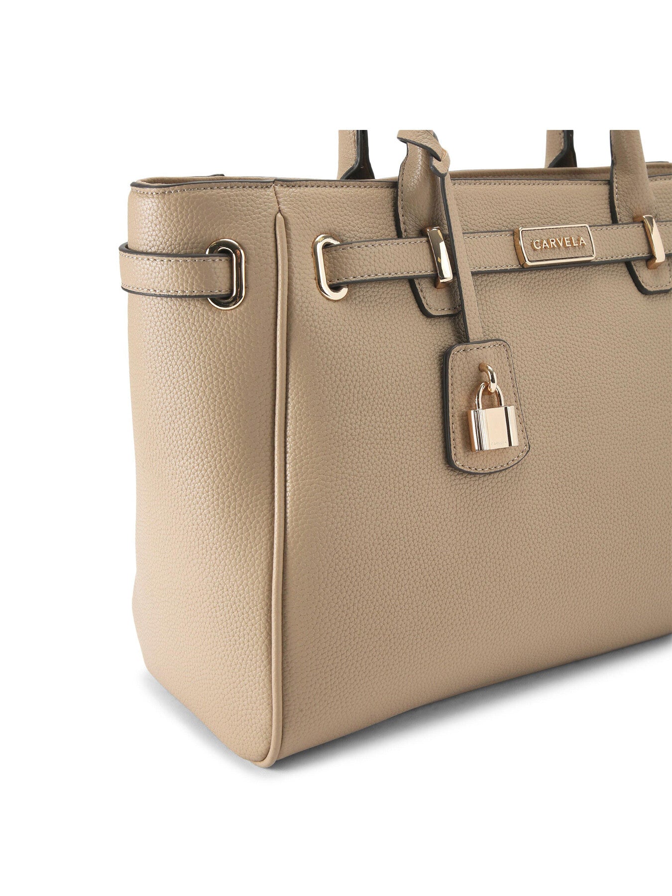 VIOLET BELTED TOTE