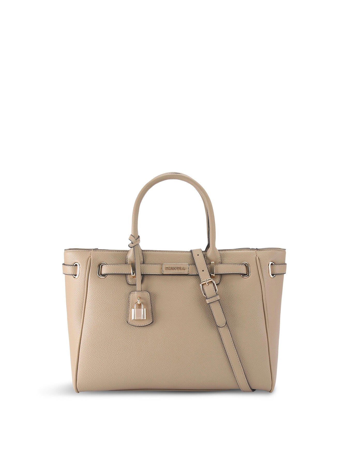 VIOLET BELTED TOTE