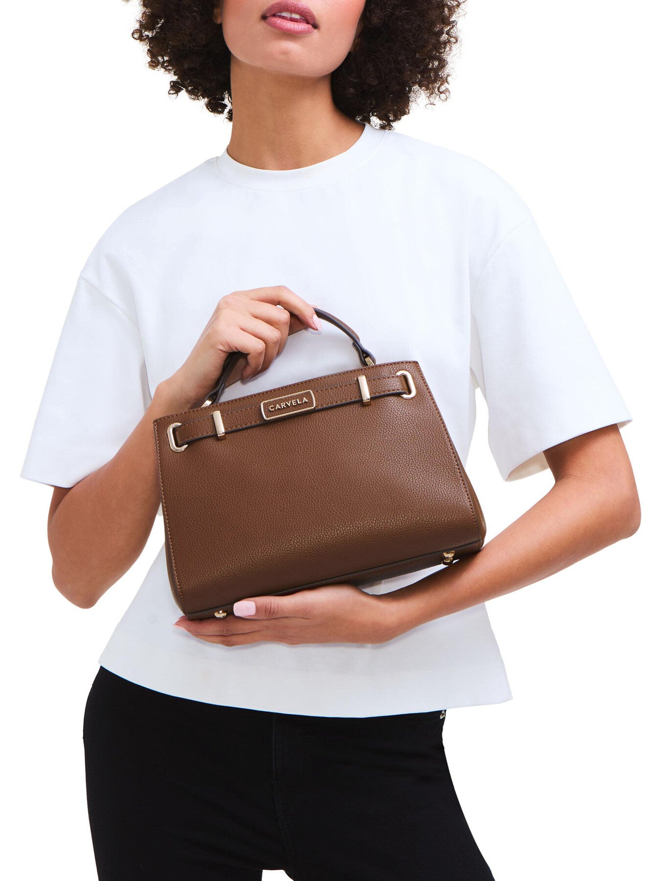 Violet Belted Midi Cross Body Bag