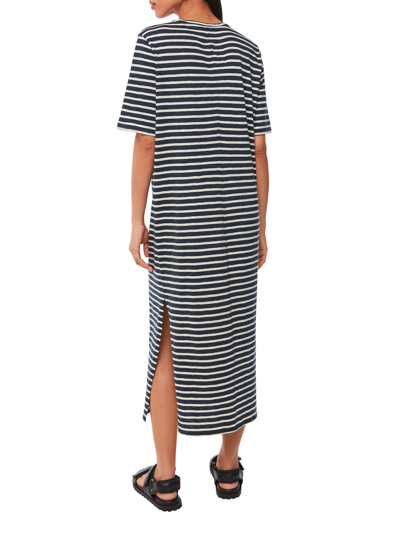 Breton Stripe Jersey Dress