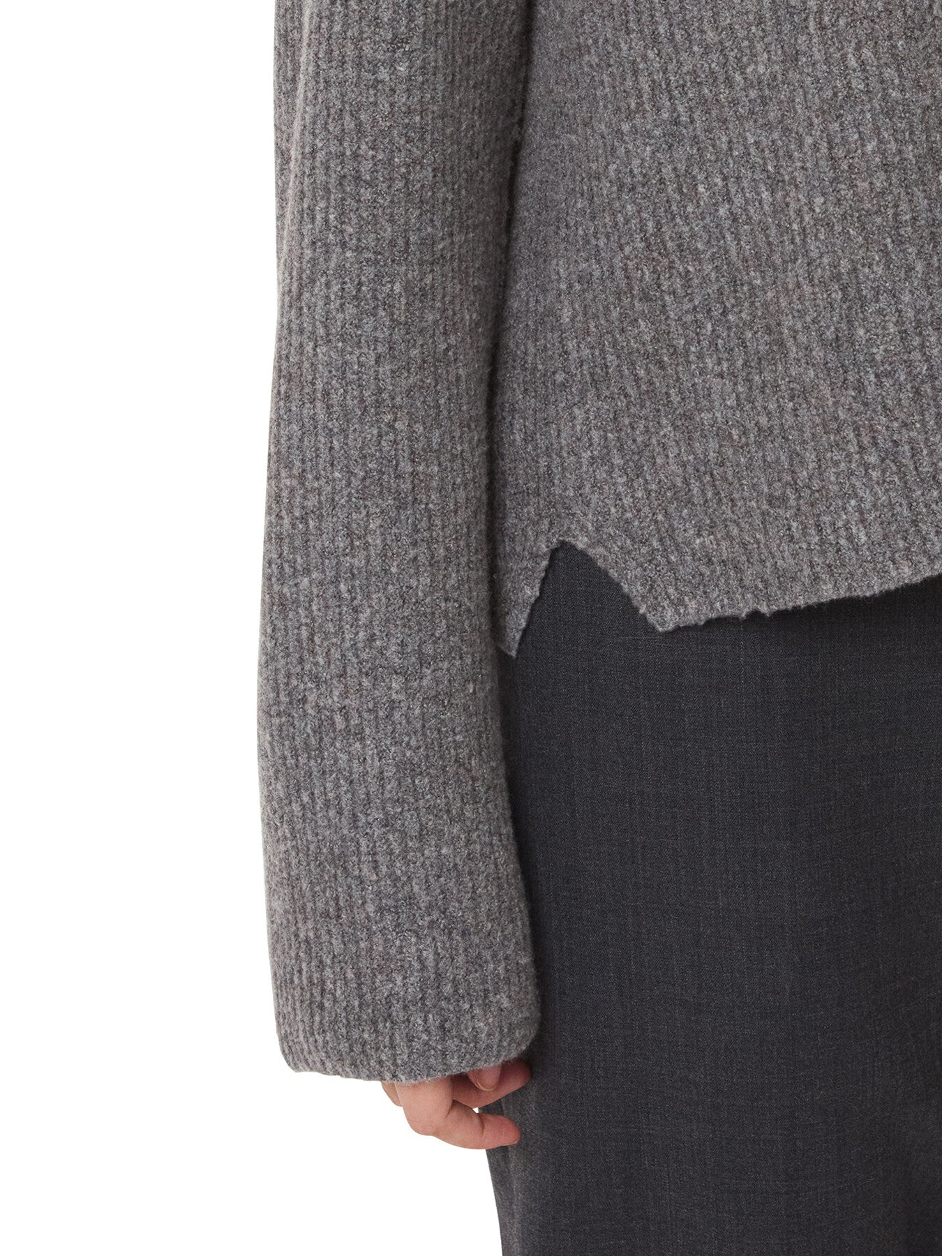 V Neck Wool Mix Knit