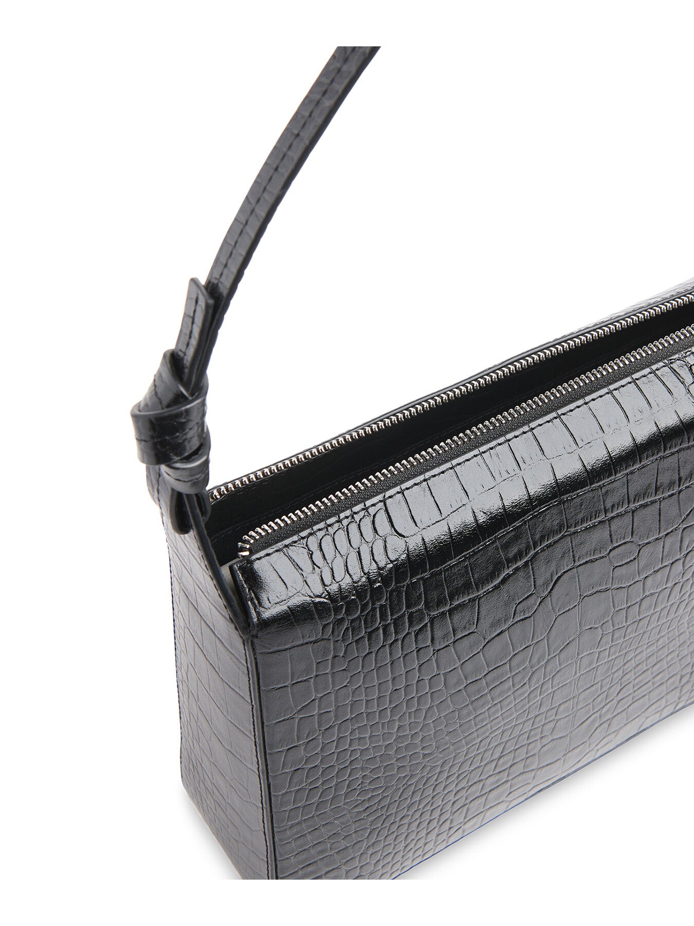 Erica Croc Shoulder Bag