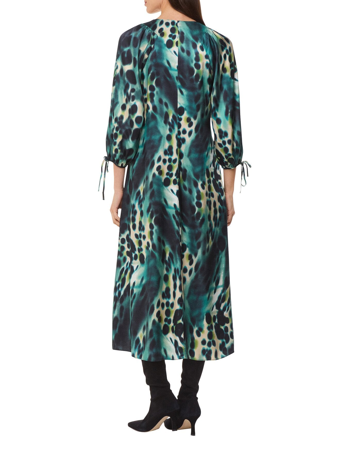 Misty Leopard Print Dress