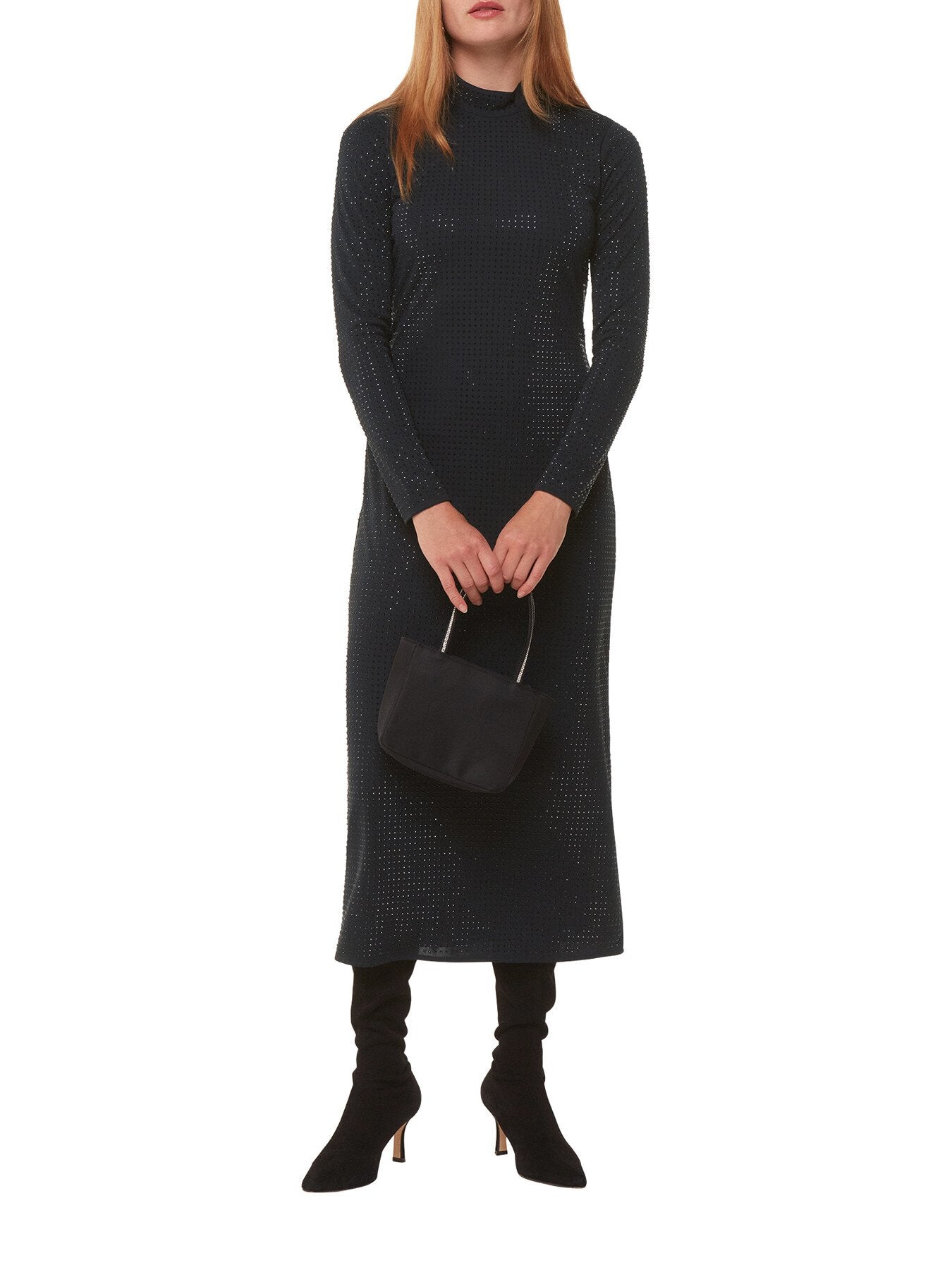 Hot Fix Jersey Midi Dress