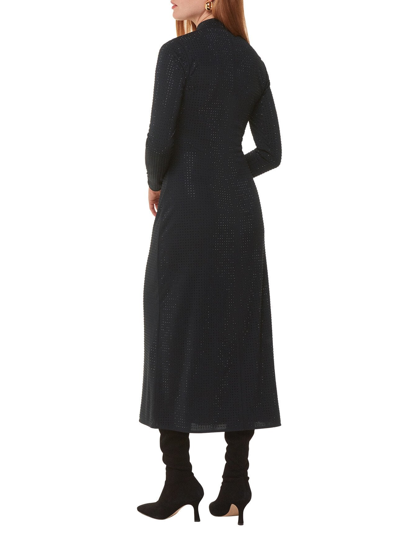 Hot Fix Jersey Midi Dress