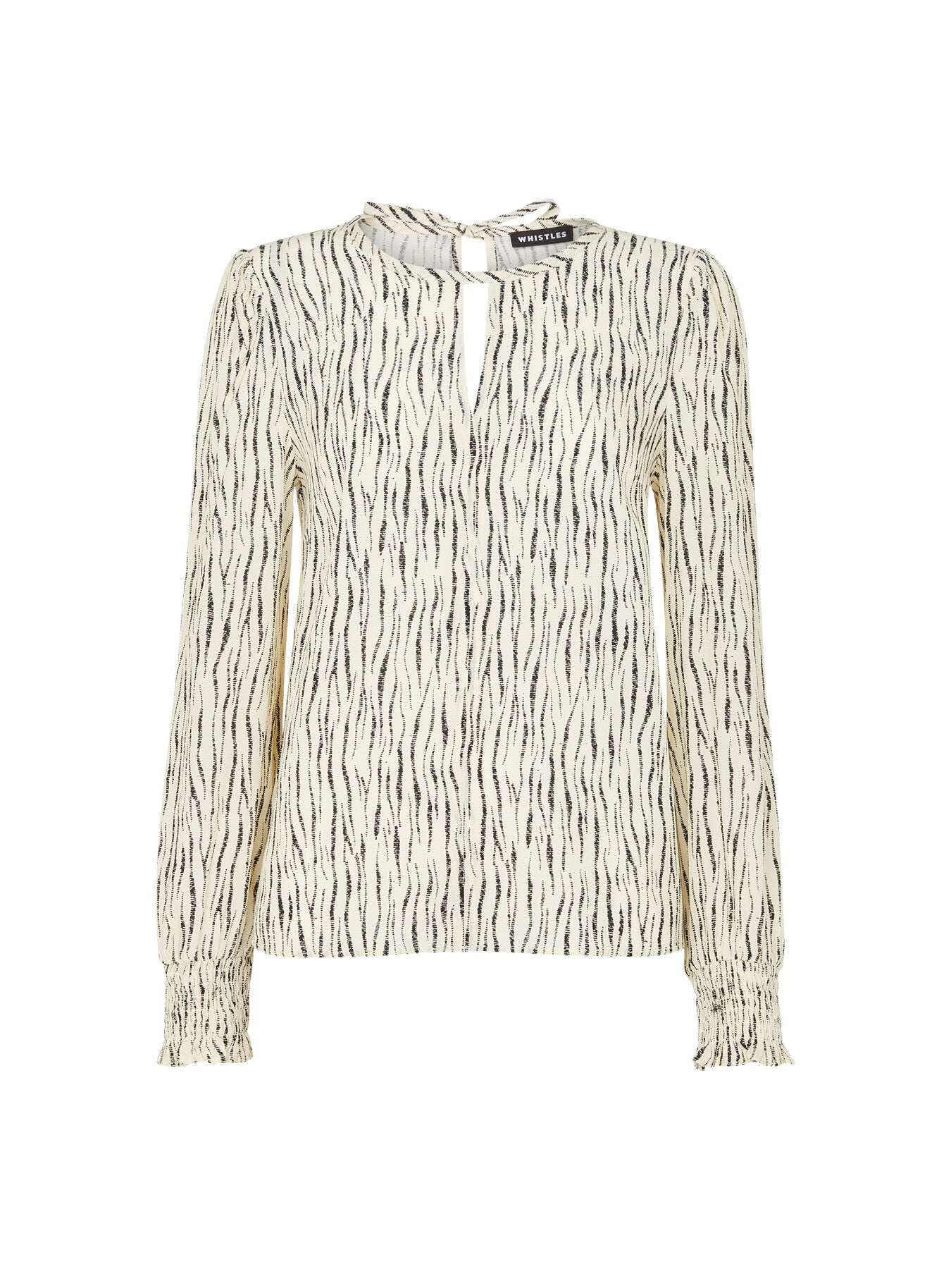 Shibori Stripe Detail Blouse