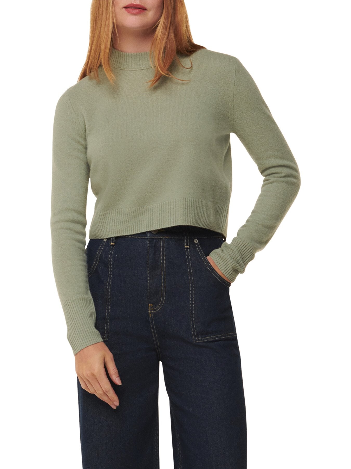 Wool Cropped Sweater