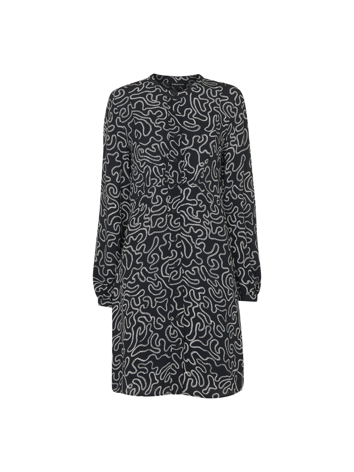 Chain Print Flippy Dress