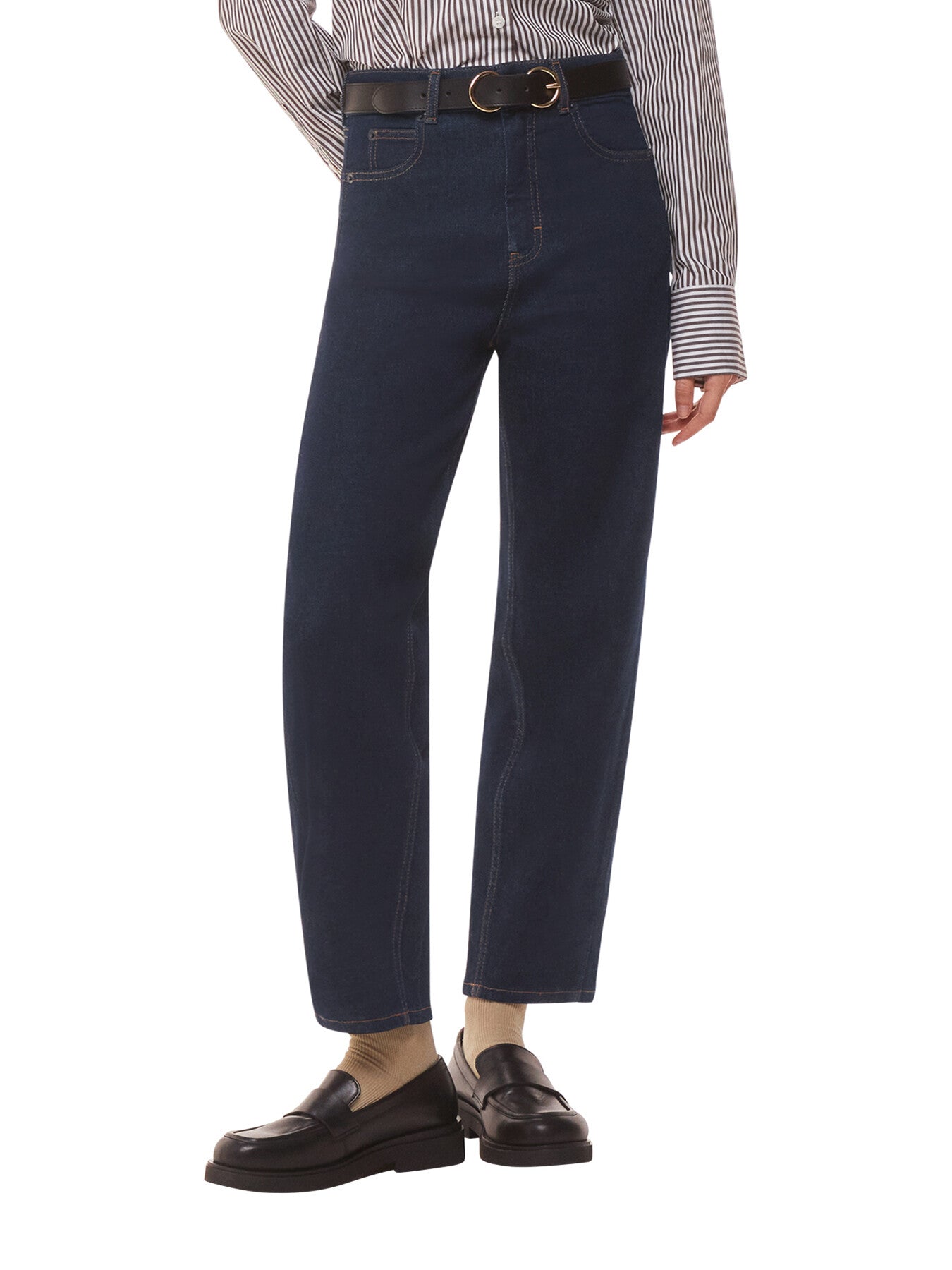 Stretch Barrel Leg Jean
