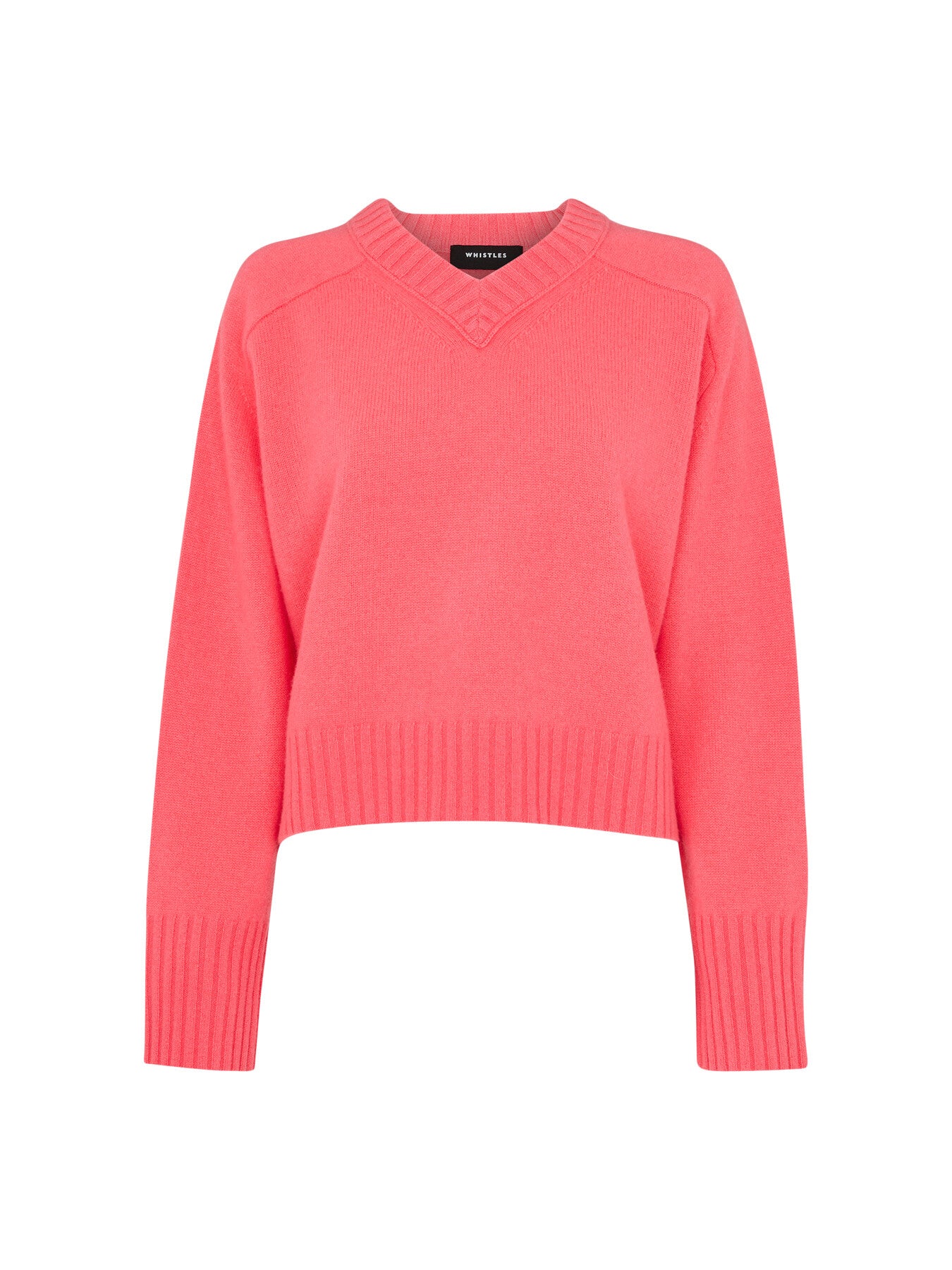 Wool V Neck Knitted Jumper