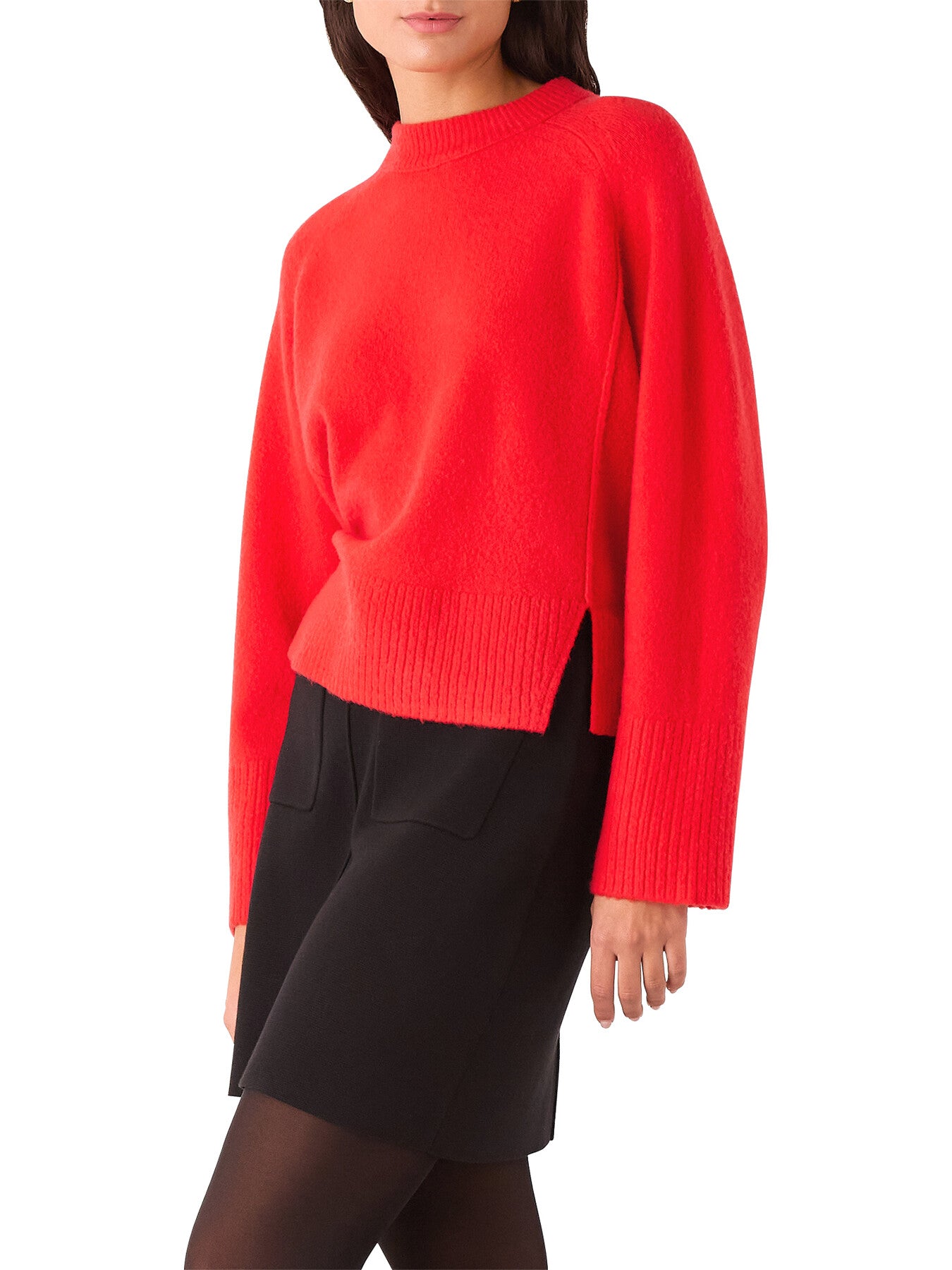 Wool Mix Side Split Knit