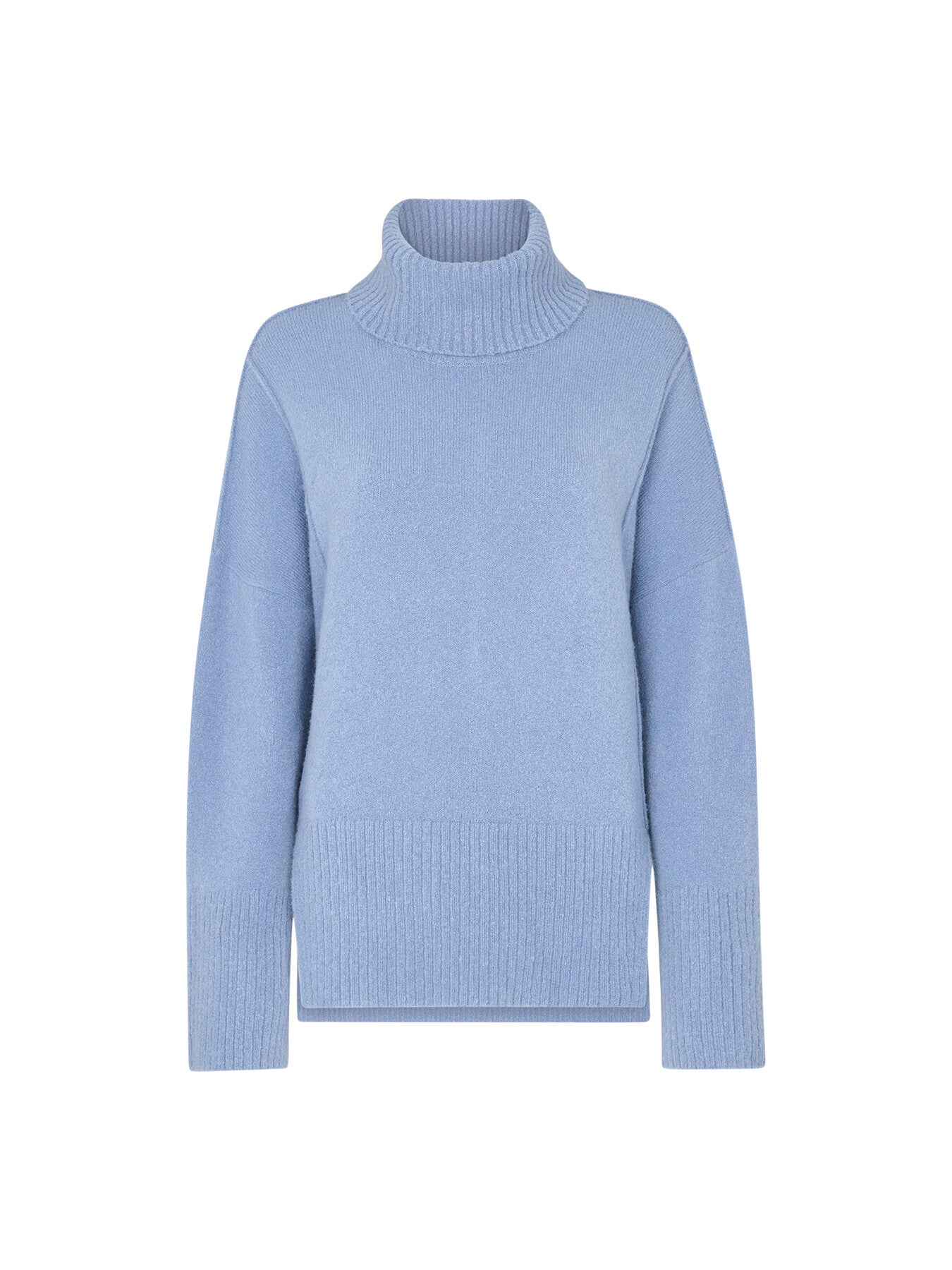 Wool Mix Roll Neck Knit
