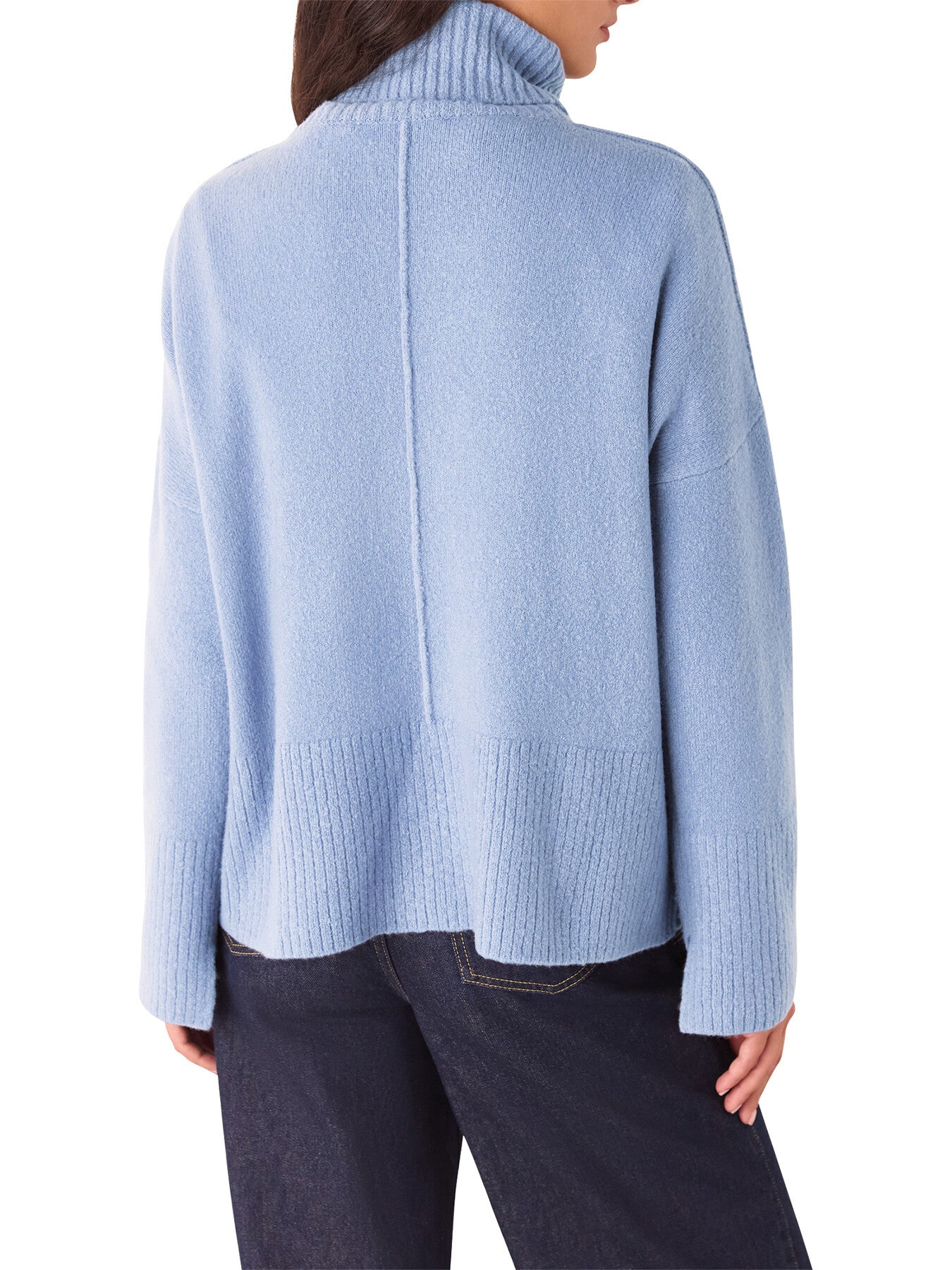 Wool Mix Roll Neck Knit