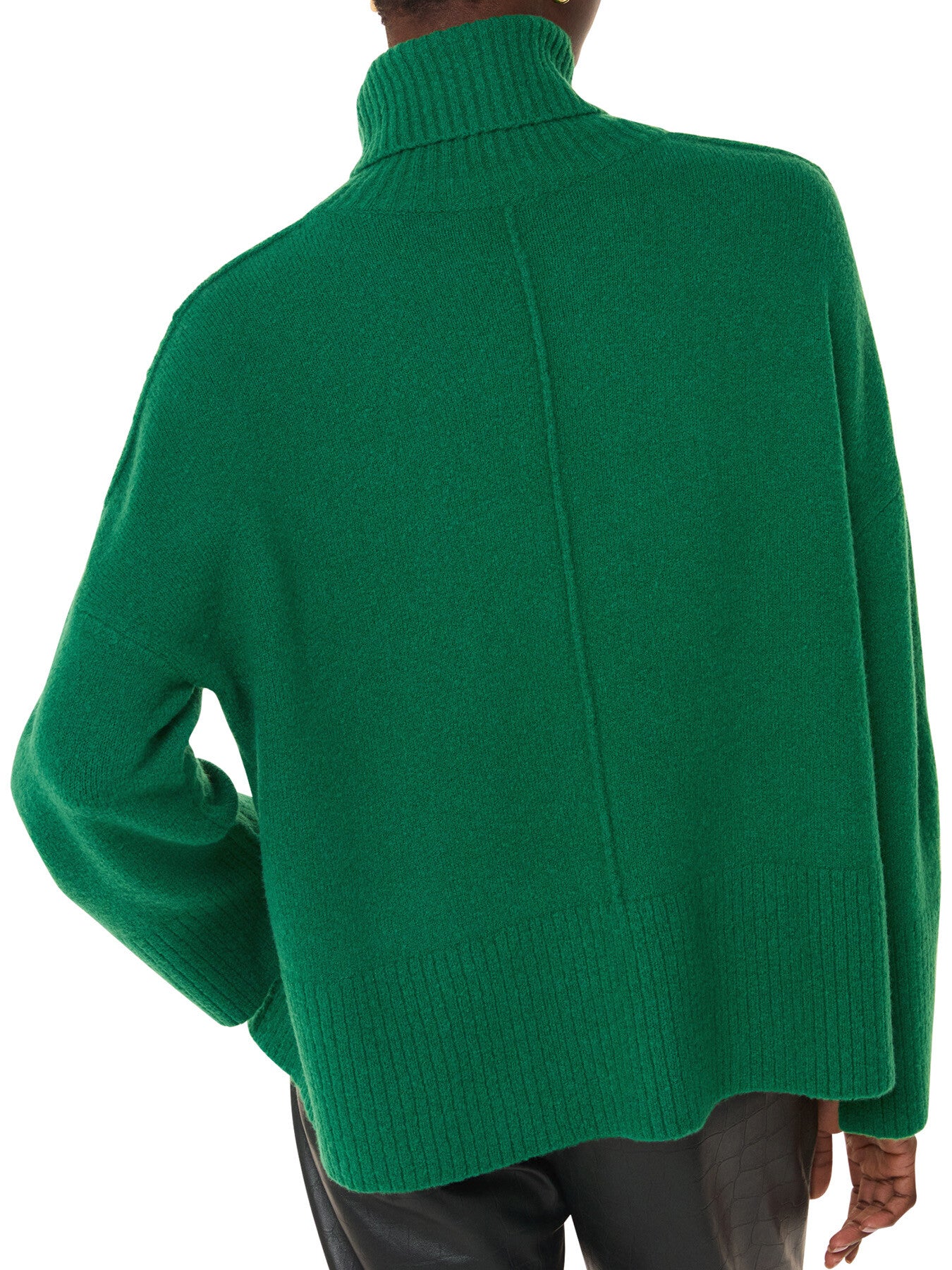 Wool Mix Roll Neck Knit