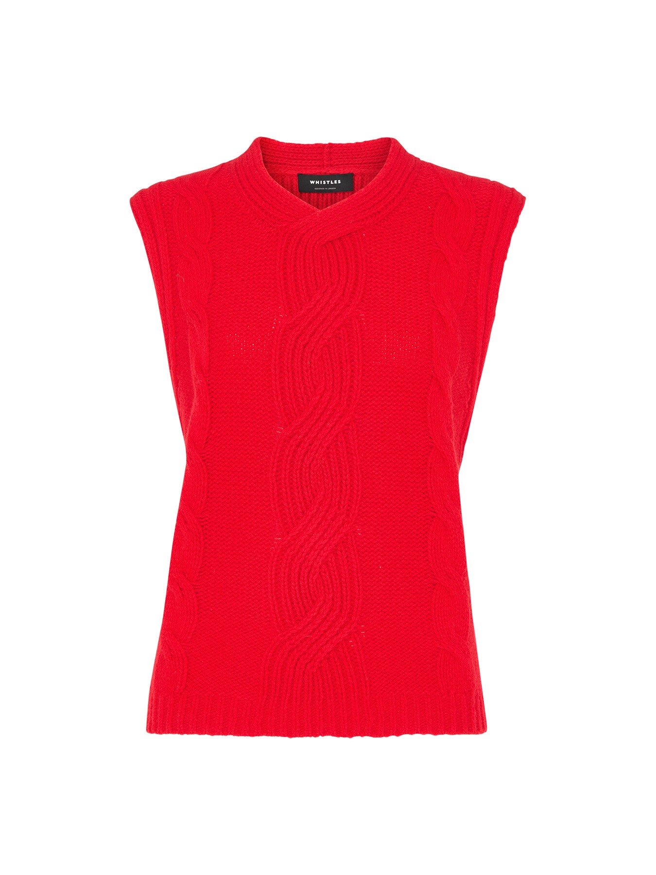 Cable Detail Knitted Tank