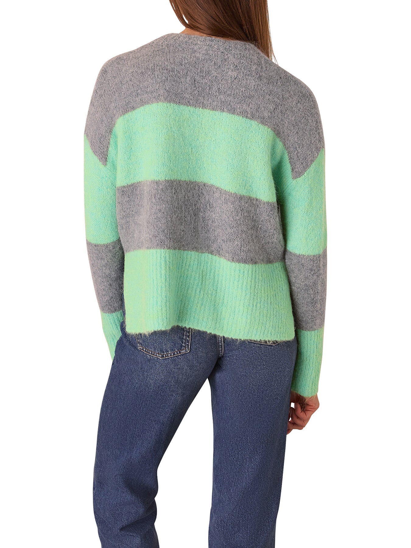 Alpaca Mix Stripe Knit