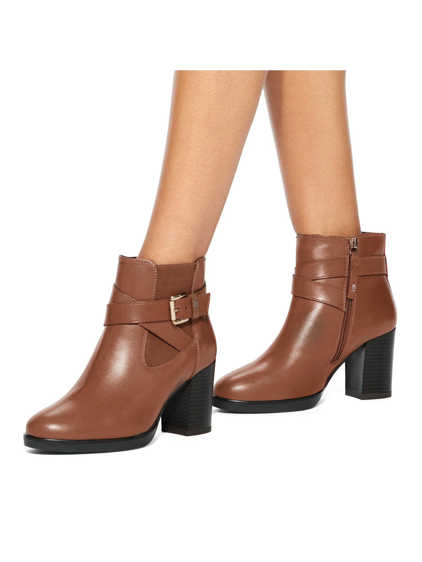 Sage Leather Ankle Boots