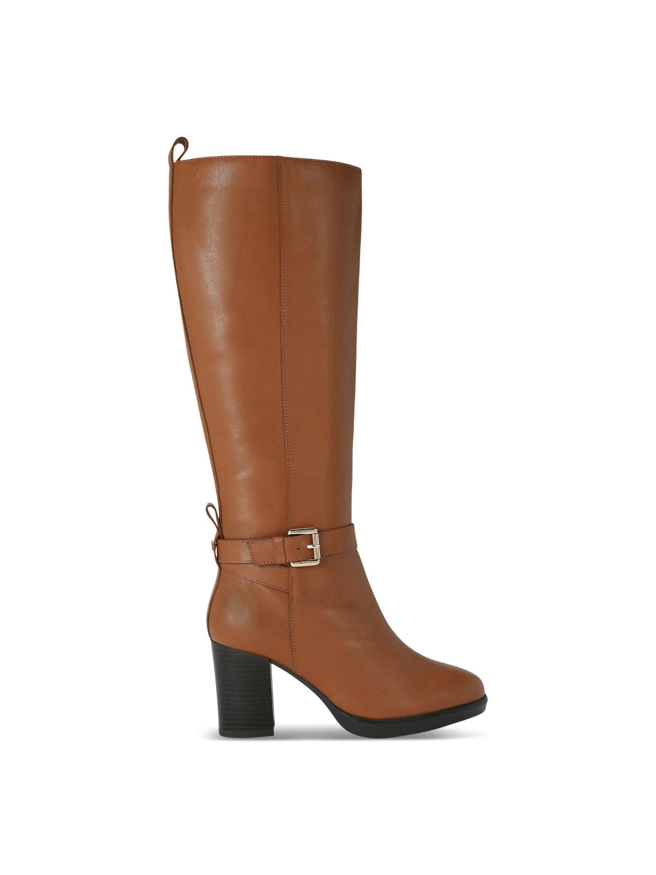 Sage Leather Knee-High Boots