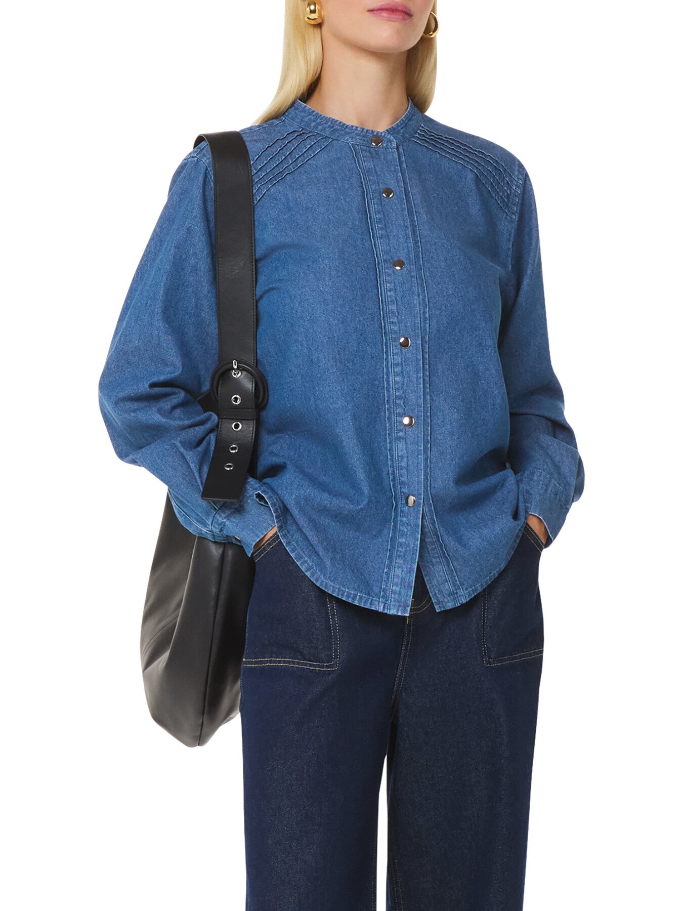 Pintuck Detail Shirt