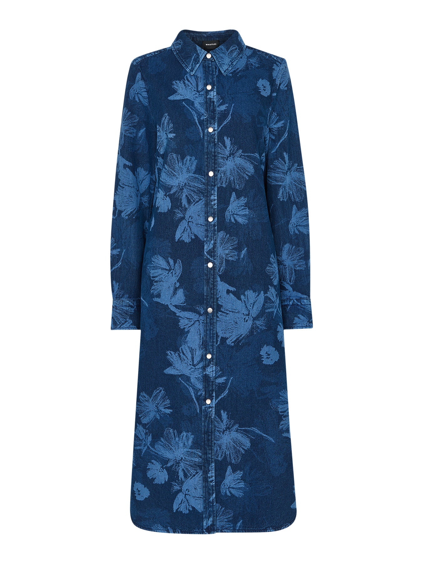 Chalk Print Shirt Dress