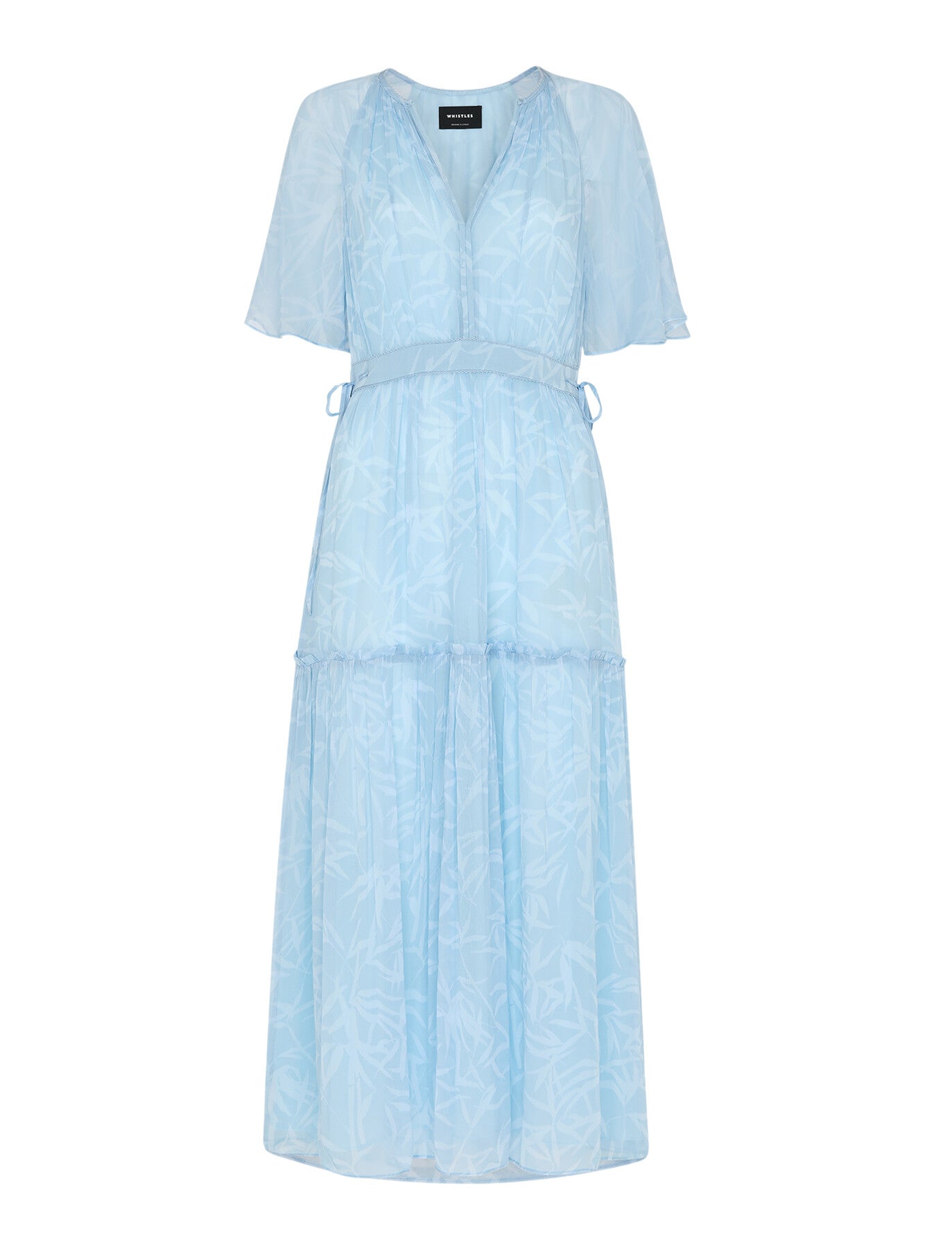 Bamboo Leaves Gathered Dress