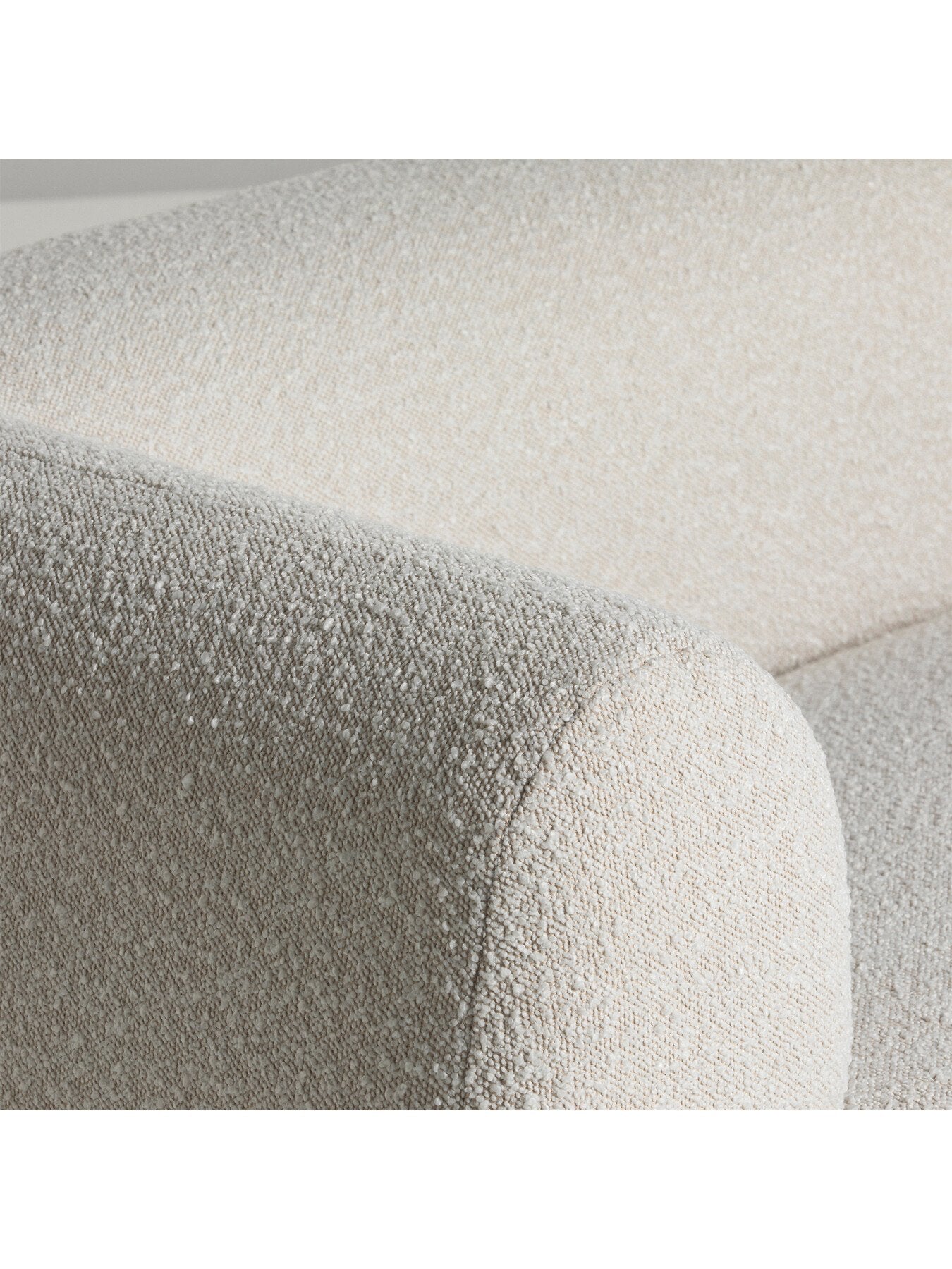 Edmonia Cream Boucle 2 Seater Loveseat
