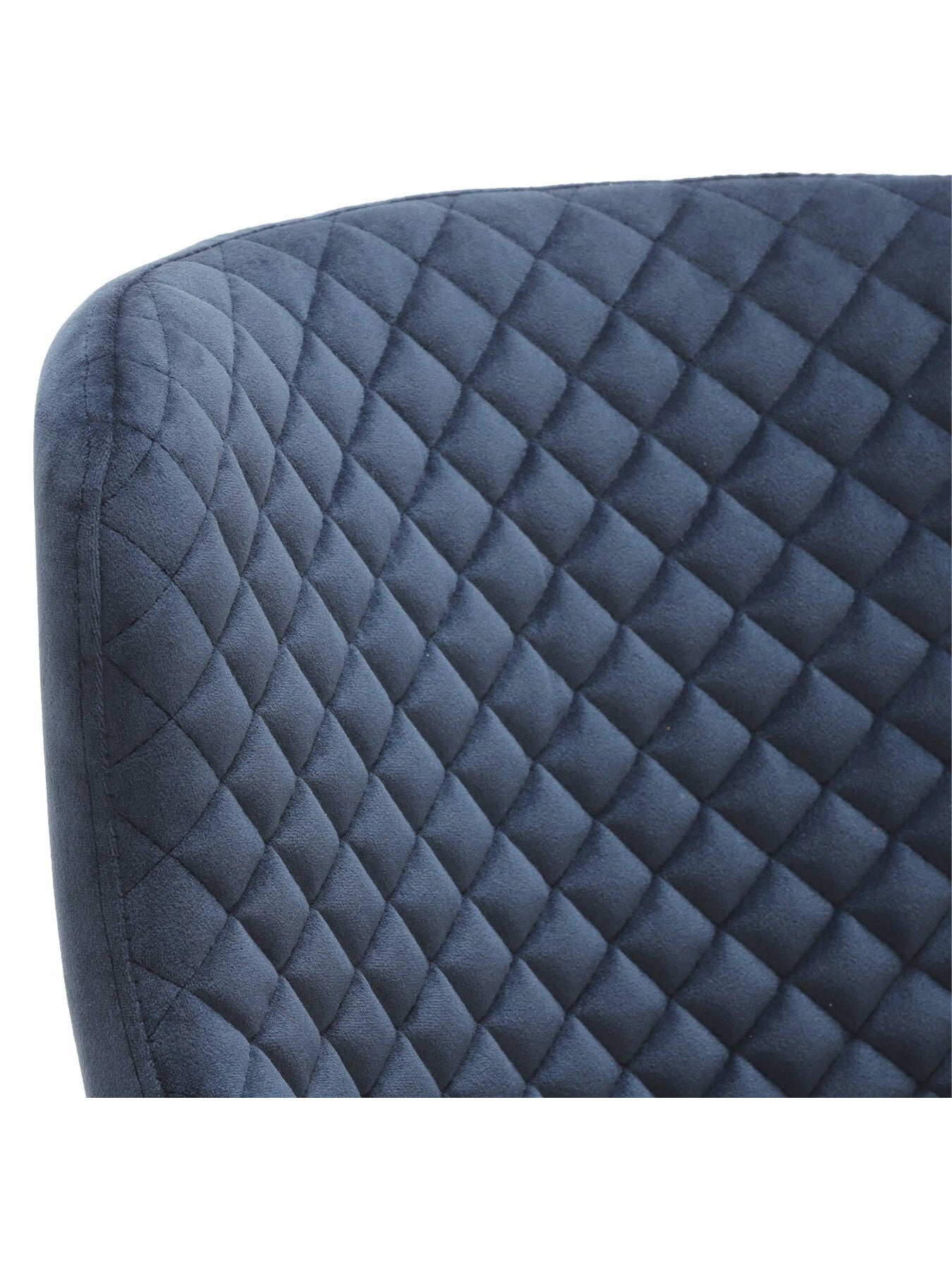 Rivington Velvet Quilted Dining Chair